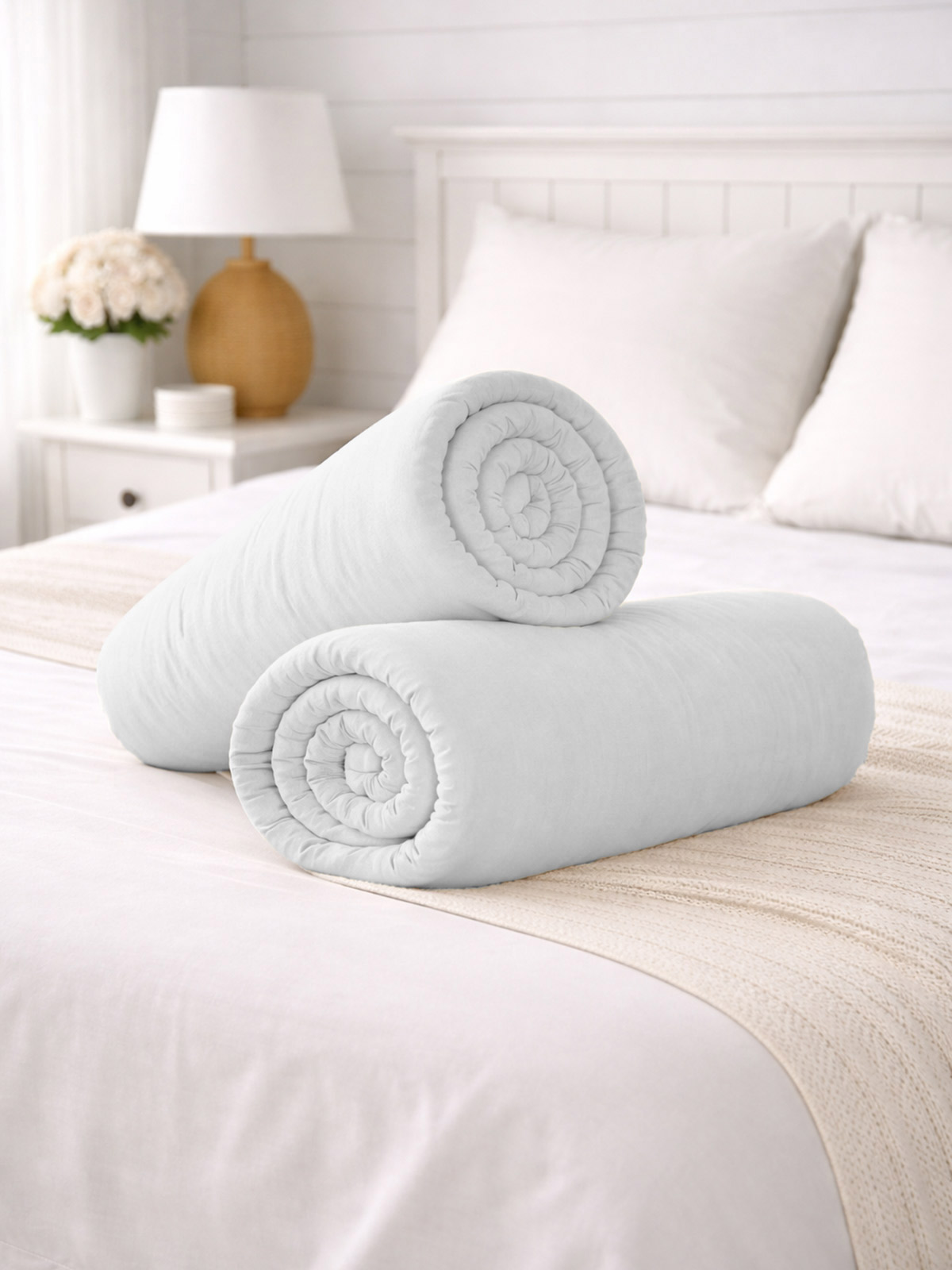 Spannbettlaken „Leni“, Weiß