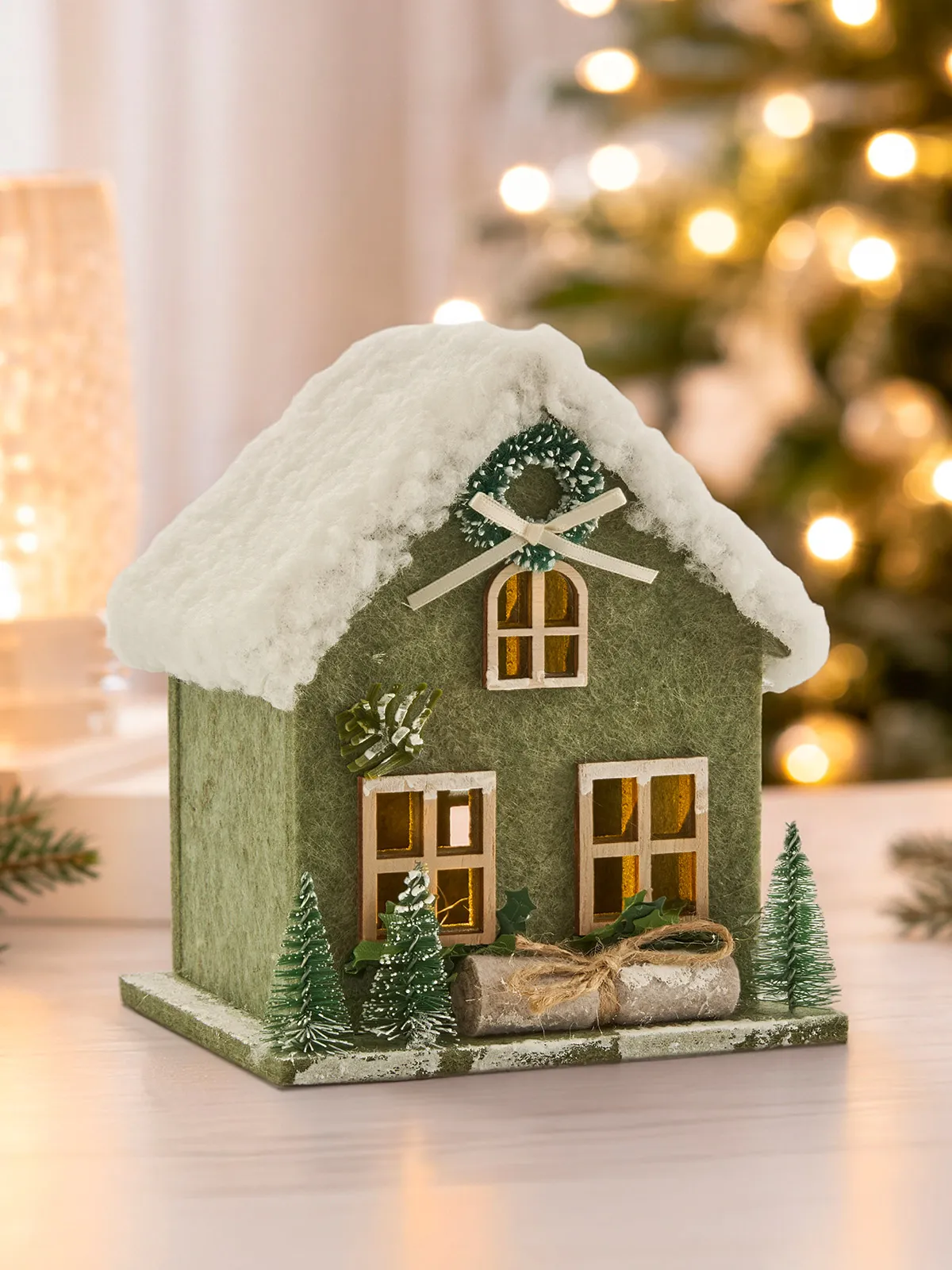 LED-Häuschen „Wintermärchen“