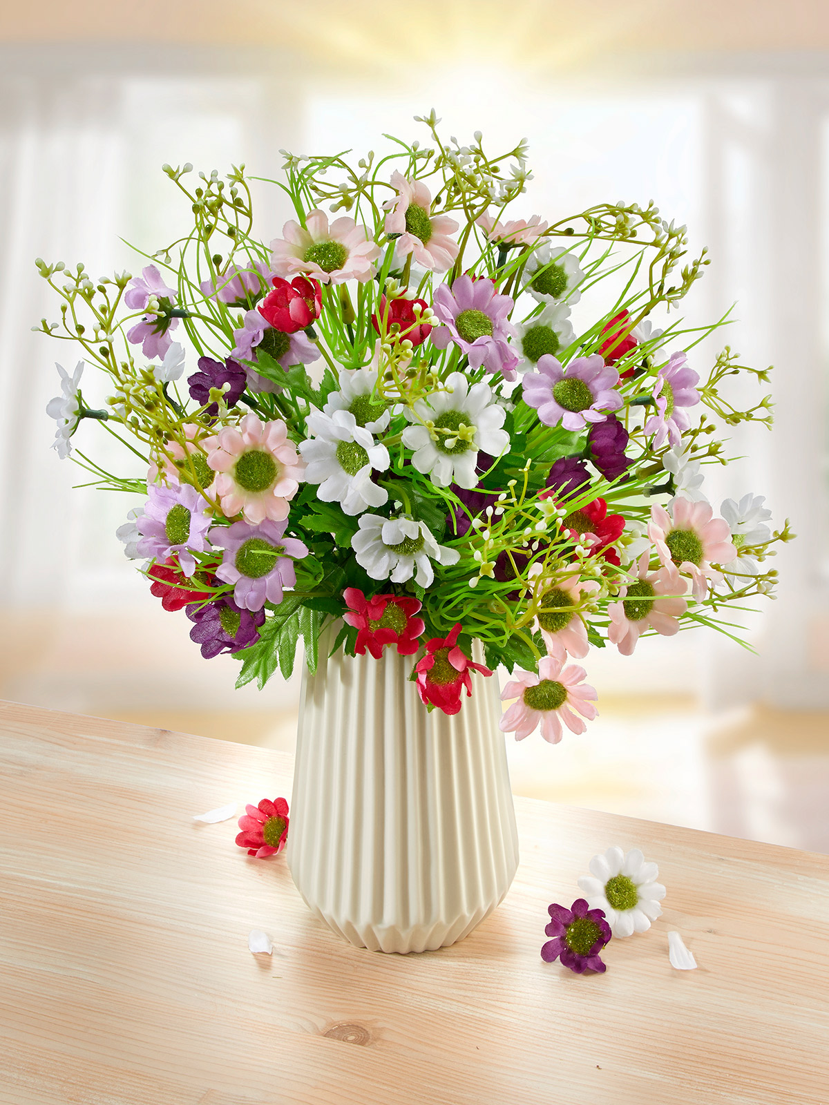 Keramikvase „Margeritentraum“ Keramikvase „Margeritentraum“