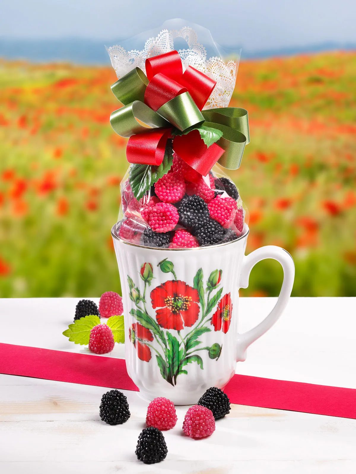 Süßer Becher „Mohnblume“