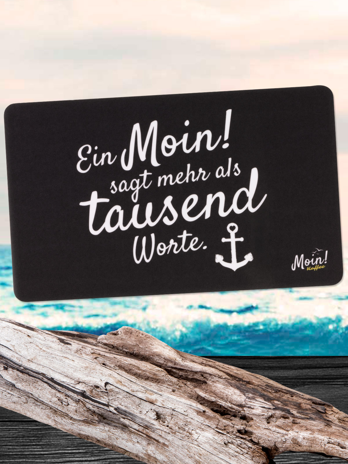 Moin! Frühstücksbrett „Tausend Worte“