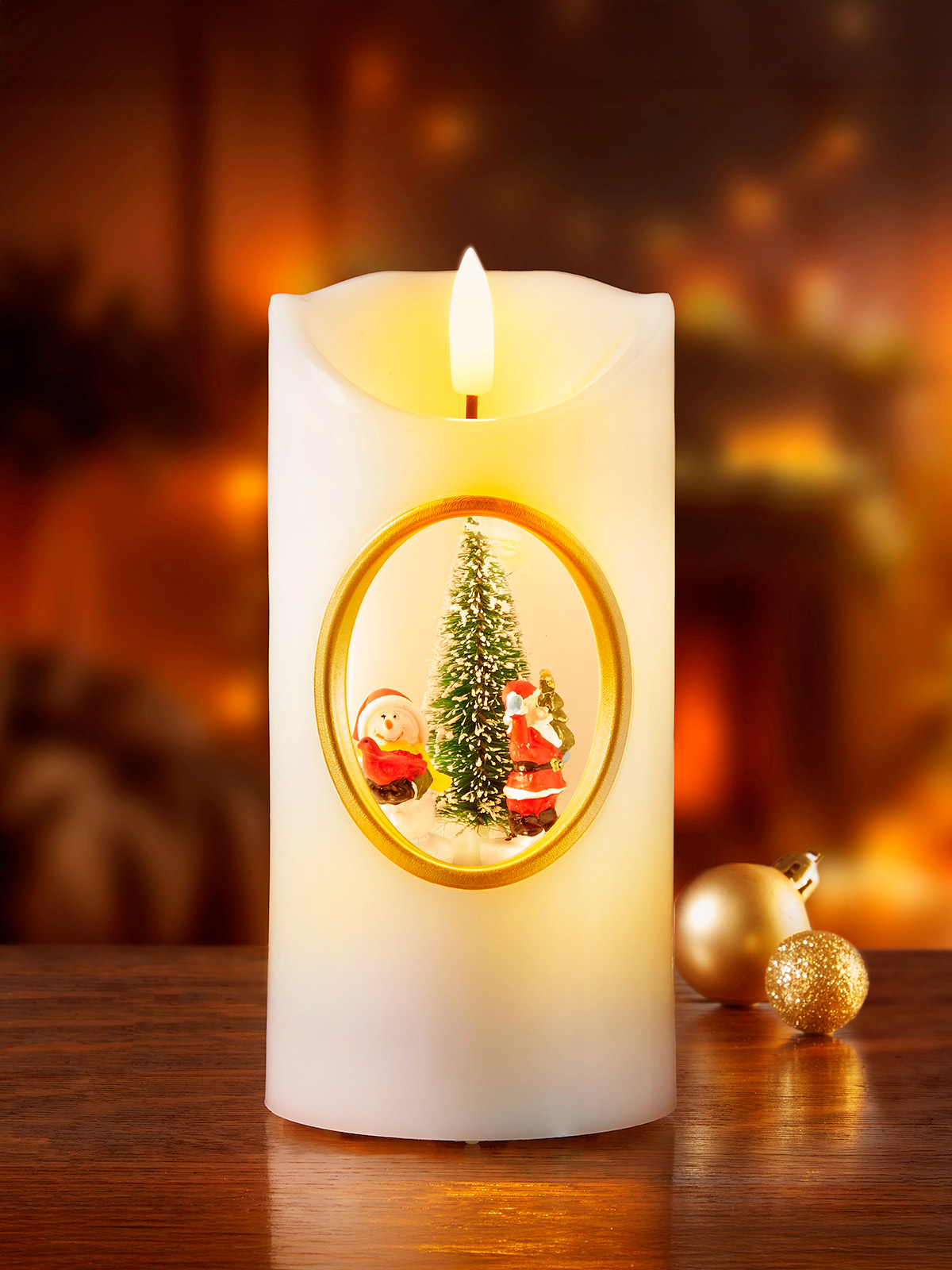LED-Kerze mit Spieluhr LED-Kerze mit Spieluhr