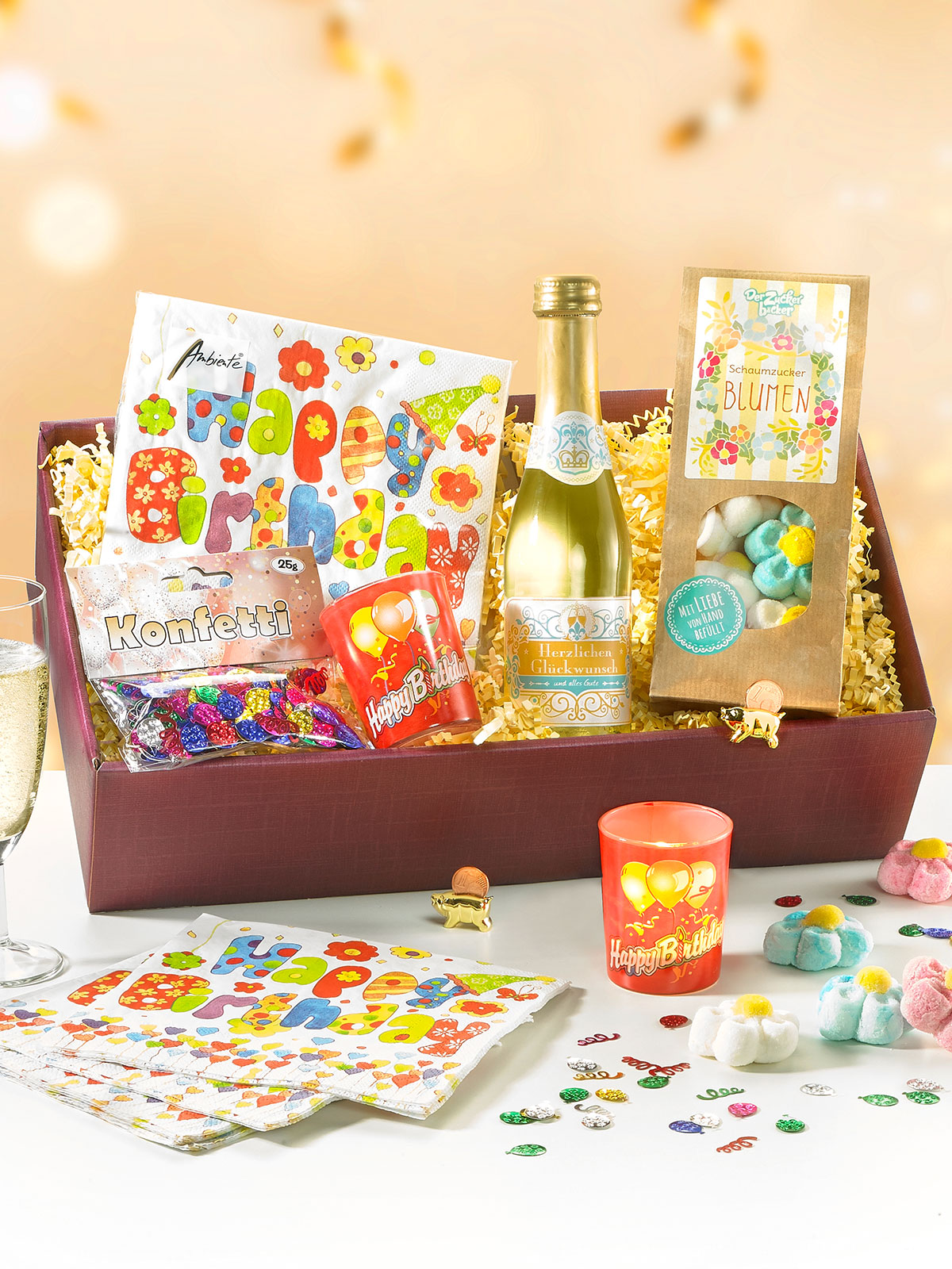 Präsent „Happy Birthday“