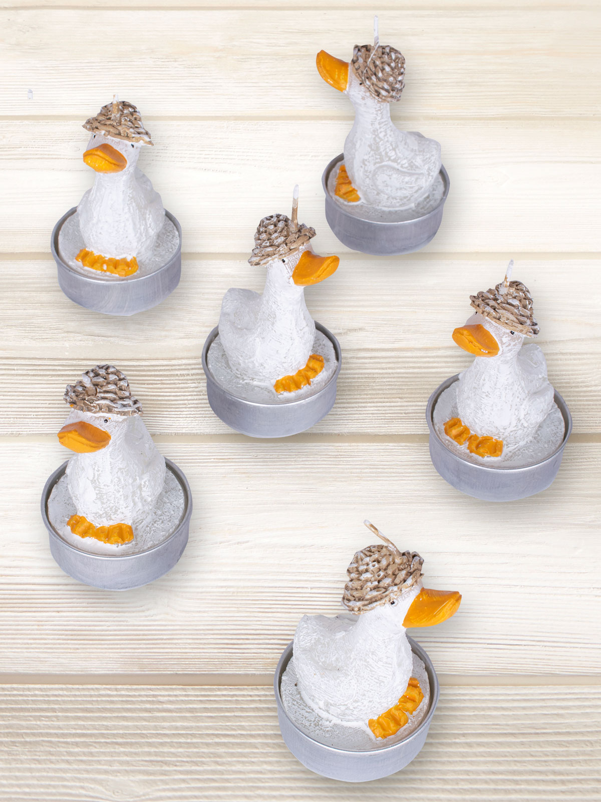 Teelicht-Set „Enten“