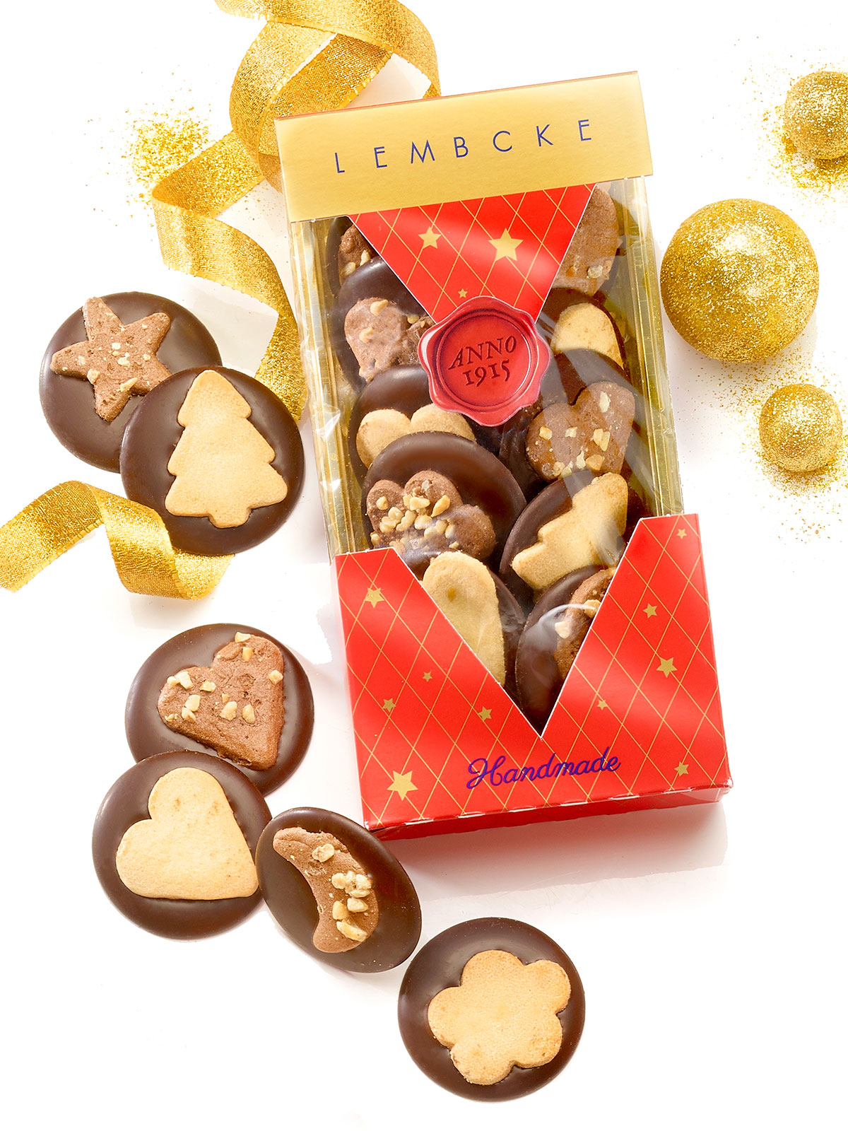 Weihnachtstaler, Zartbitter Weihnachtstaler, Zartbitter