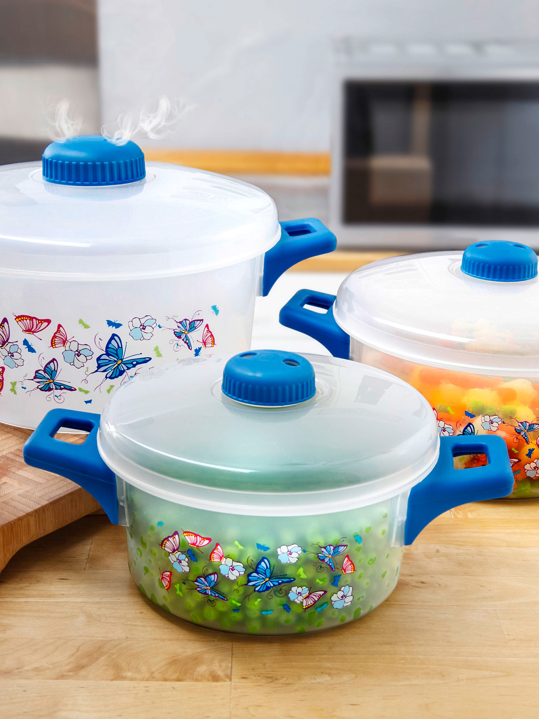 Mikrowellen-Kochtöpfe