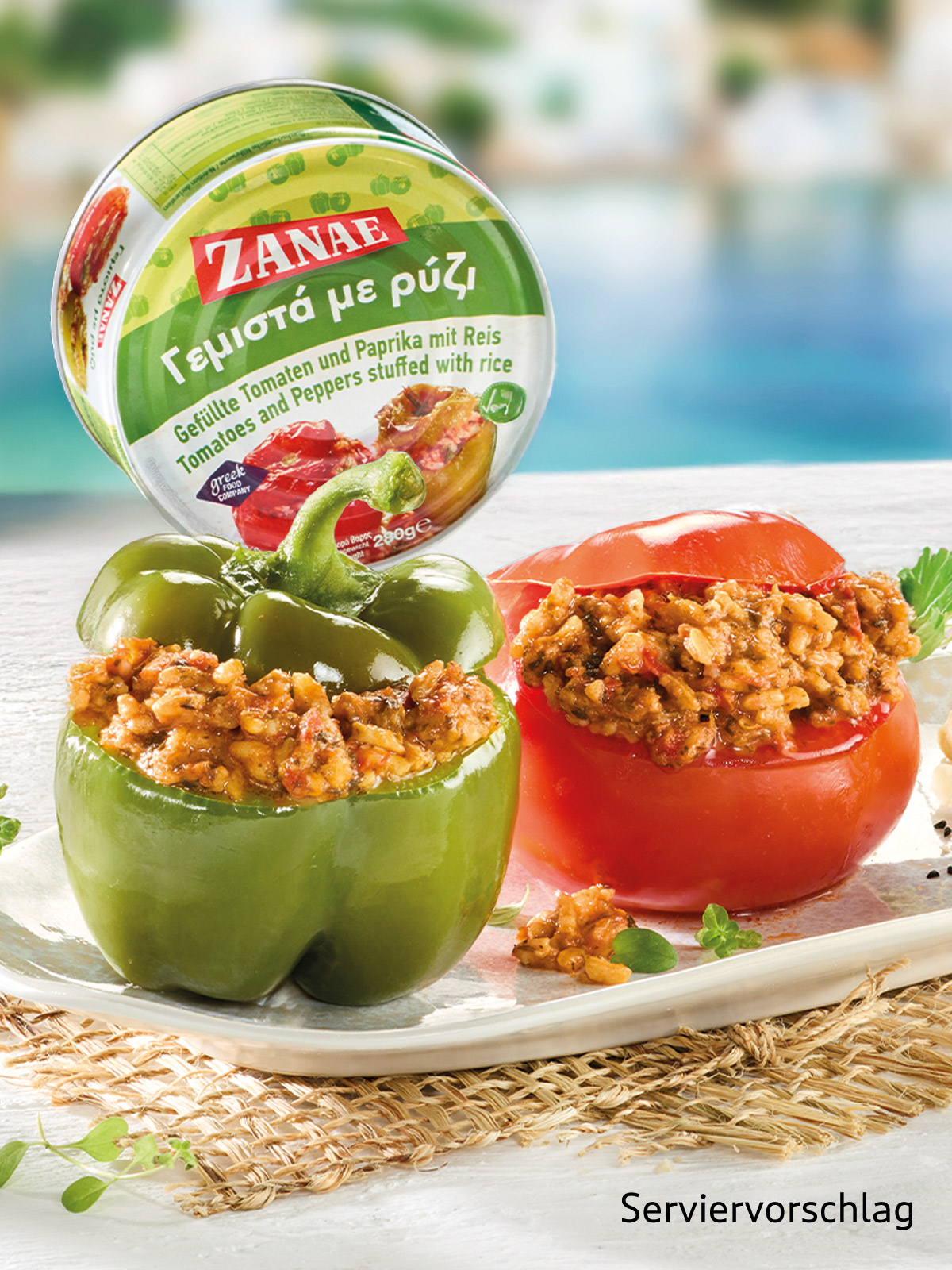 Gefüllte Tomate & Paprika