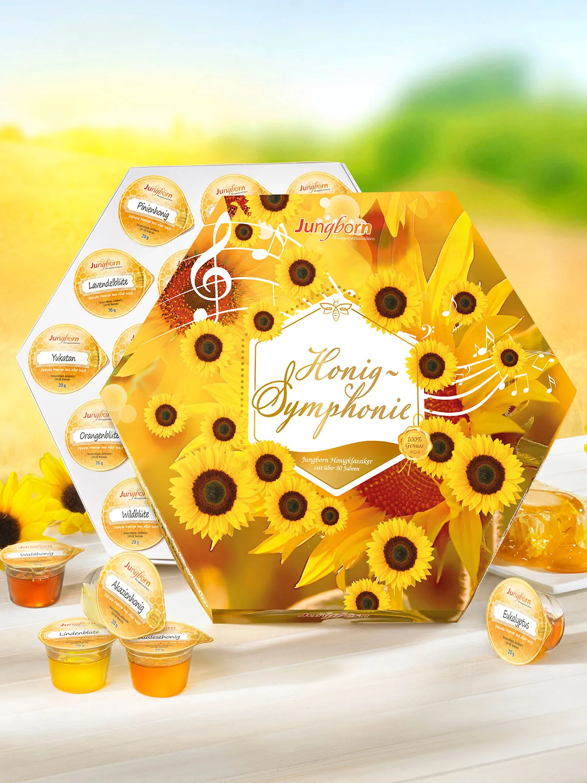 Honig-Symphonie „Sonnenblume“