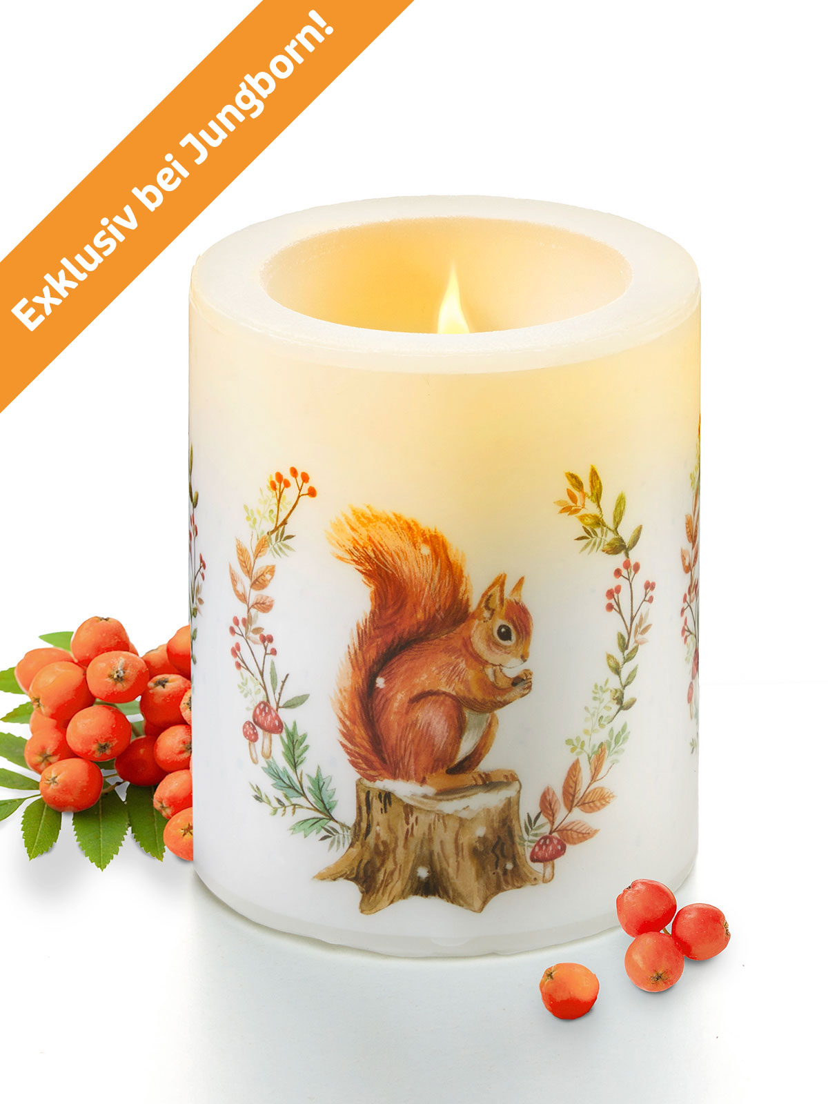 Kerze „Eichhörnchen“ Kerze „Eichhörnchen“