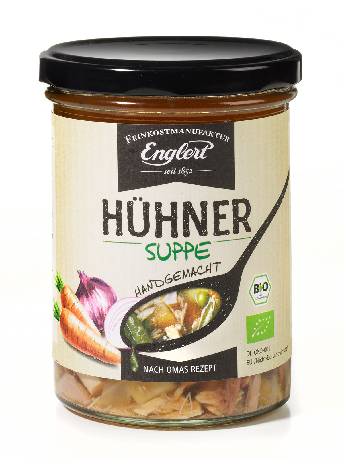 Bio-Hühnersuppe