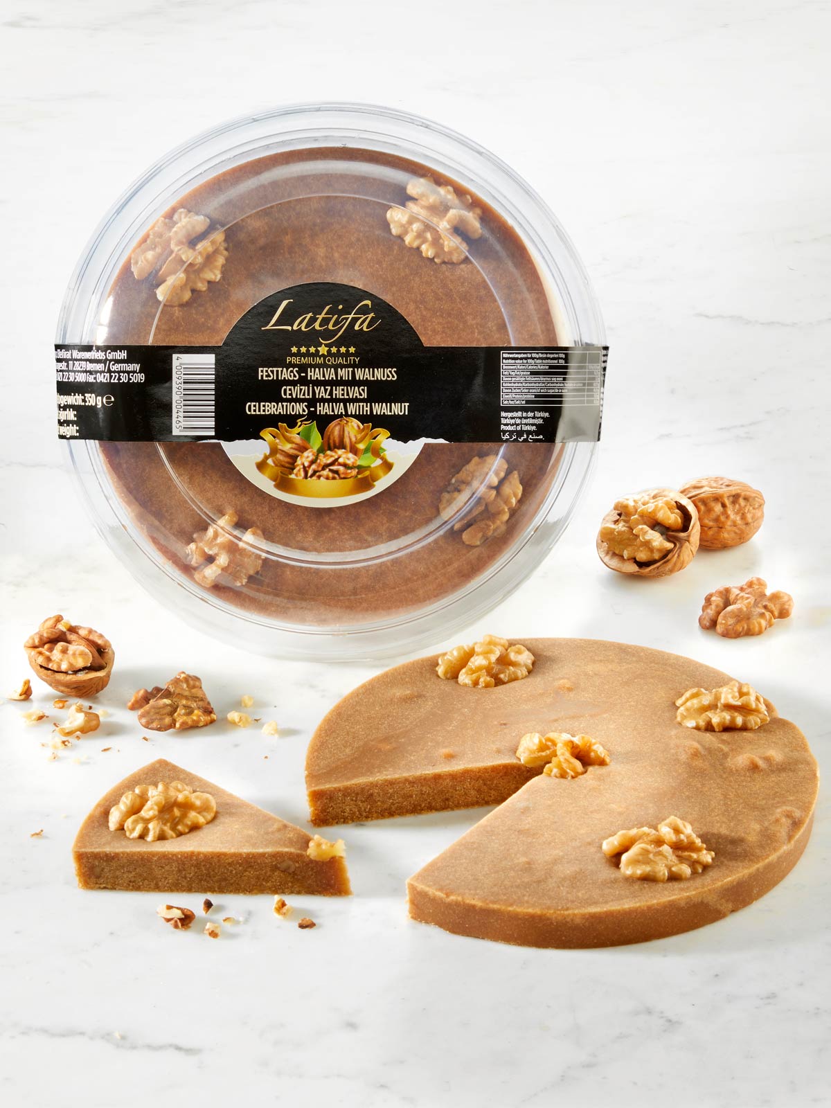 Festtags-Halva mit Walnuss