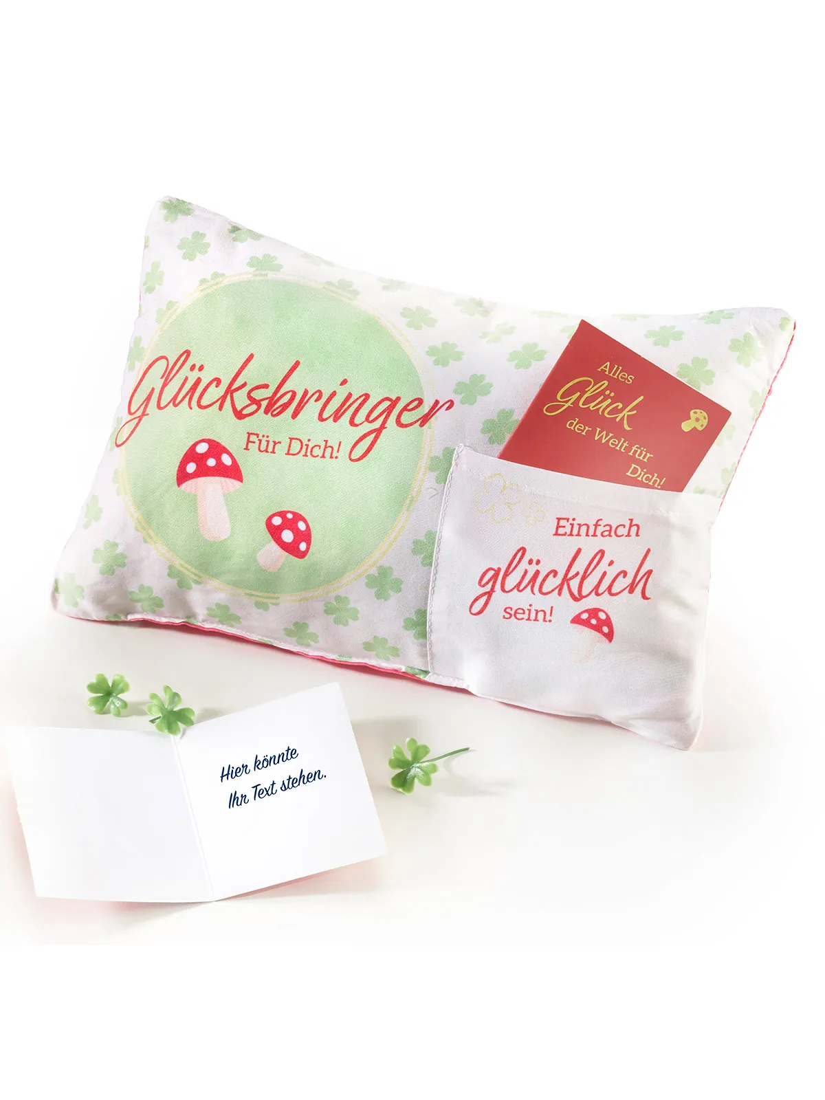 Geschenkkissen „Glücksbringer“