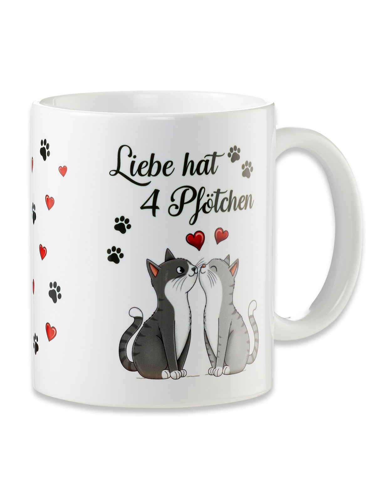 Becher „Liebe hat 4 Pfoten“