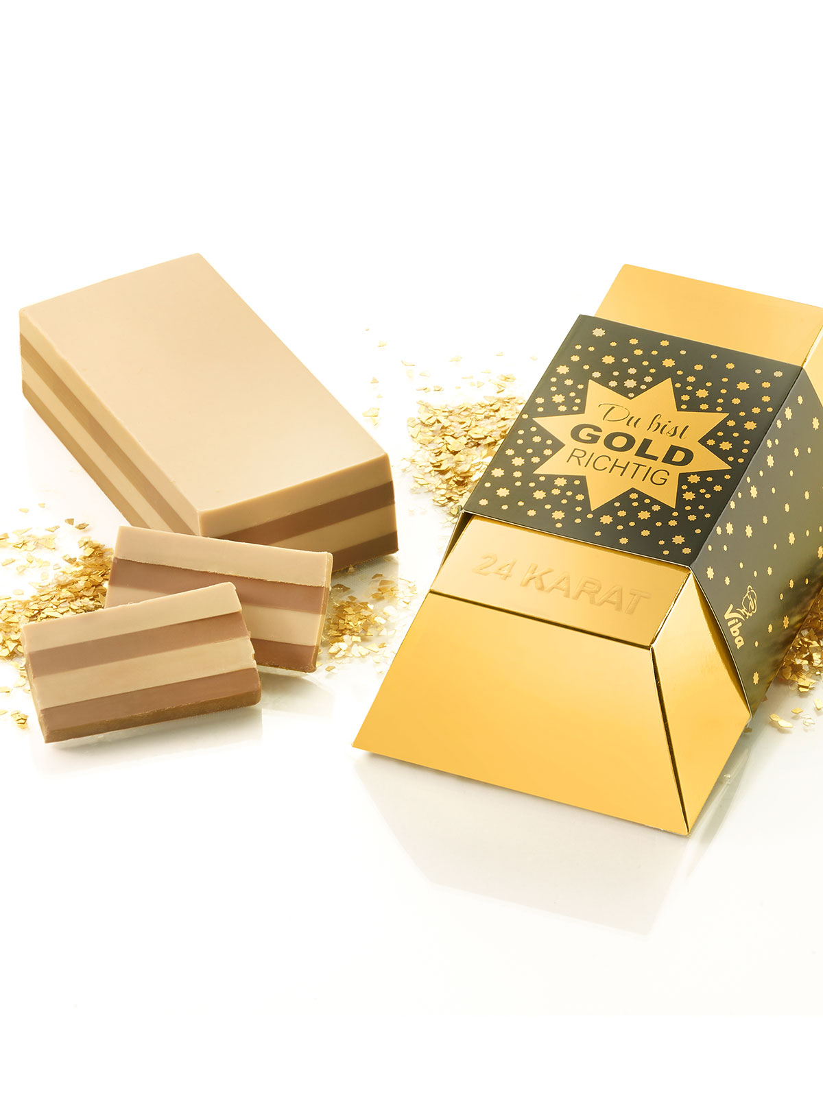 Nougat-Goldbarren