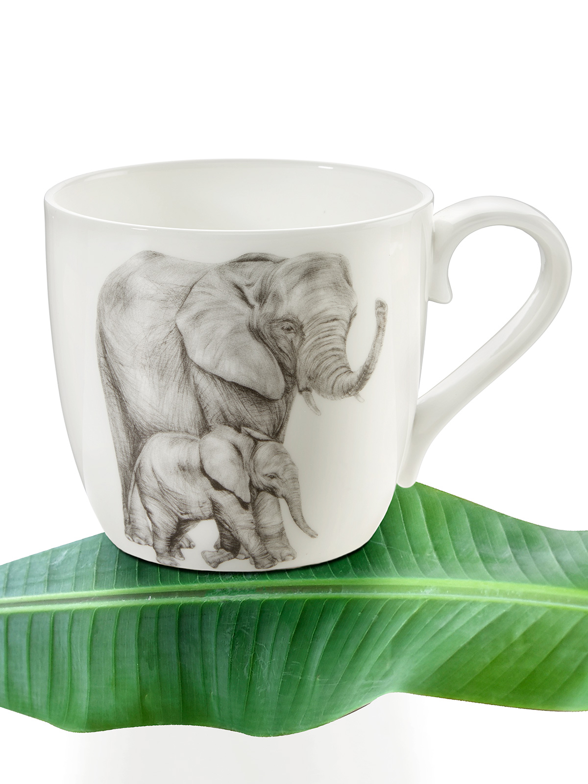 Porzellanbecher „Elefant“