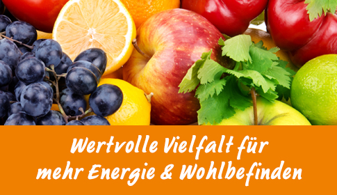 Frisches Obst für Energie und Wohlbefinden – Äpfel, Trauben, Zitrusfrüchte