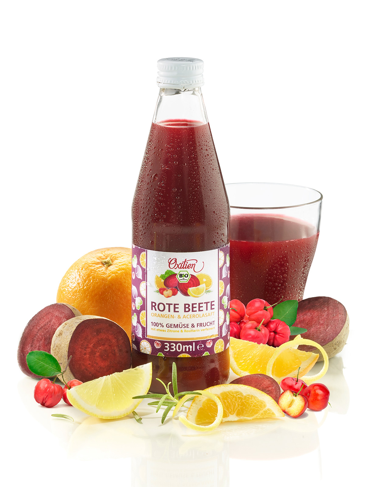 BIO Rote Beete-Orangen- & Acerolasaft