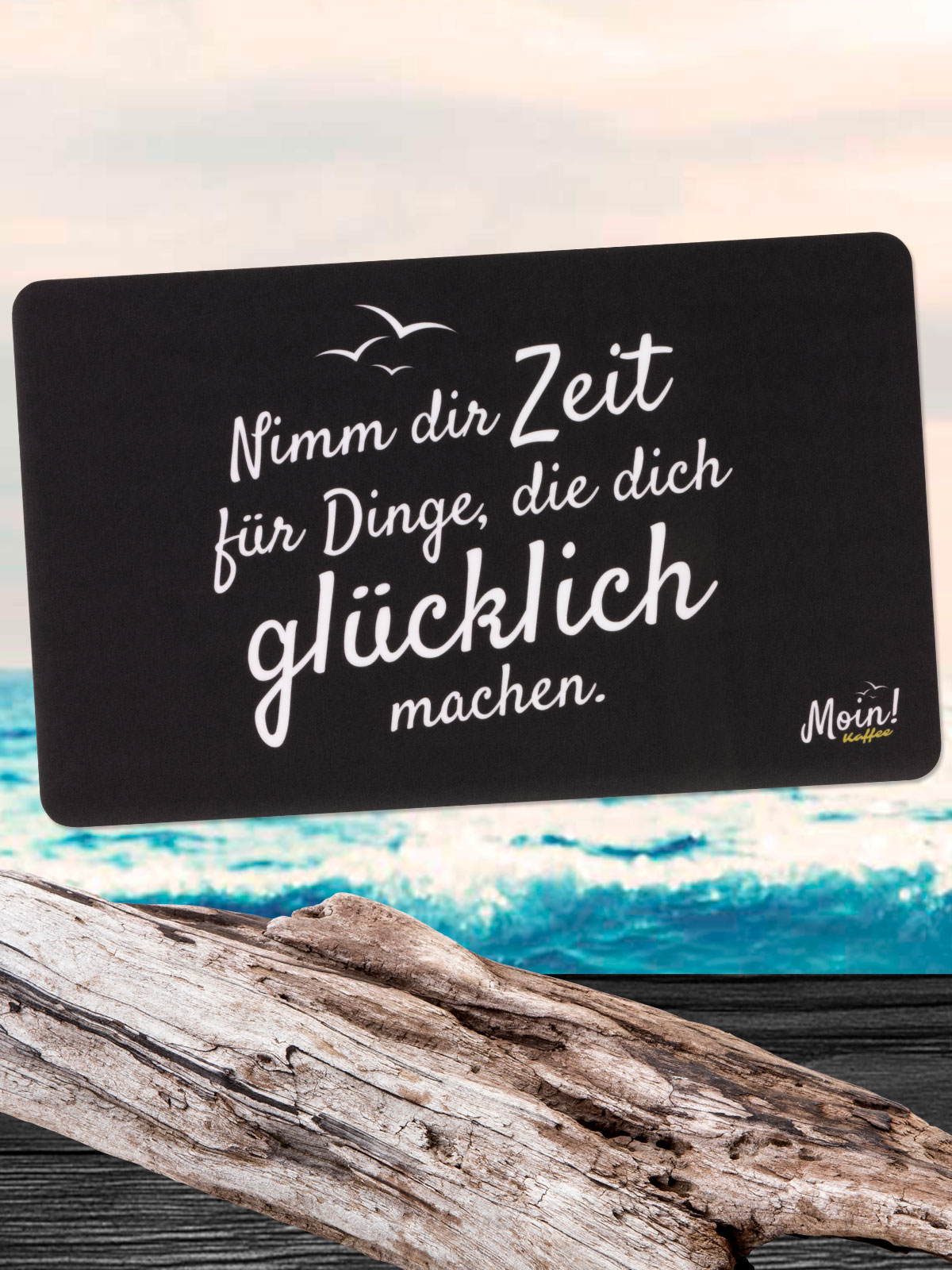 Moin! Frühstücksbrett „Zeit“