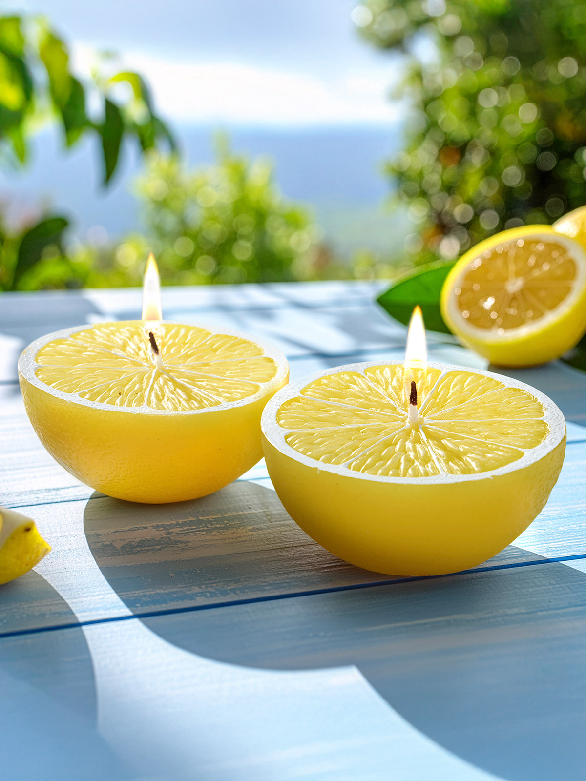 Duftkerzen-Duo „Zitrone“