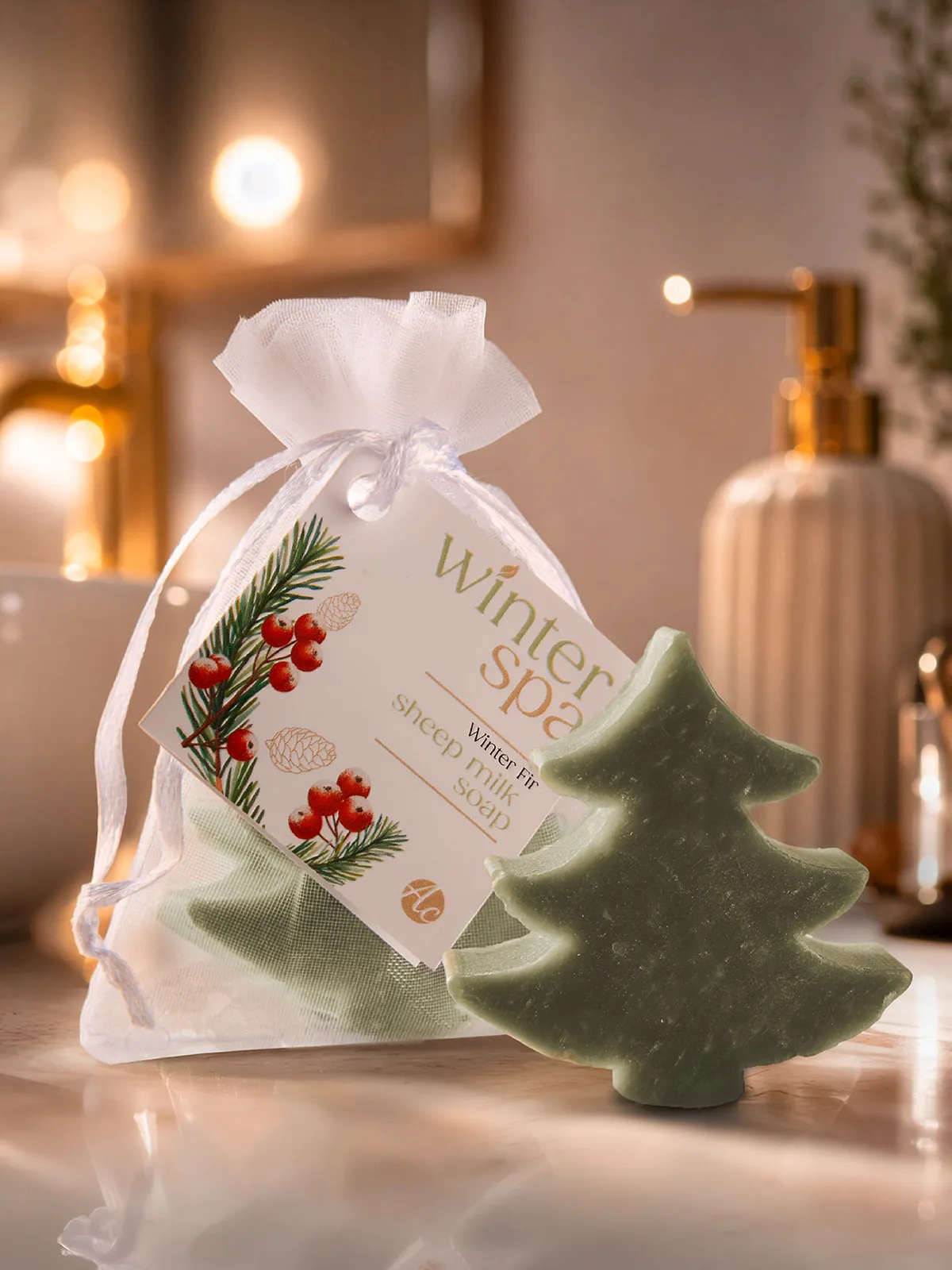 Geschenkseife „Wintertanne“
