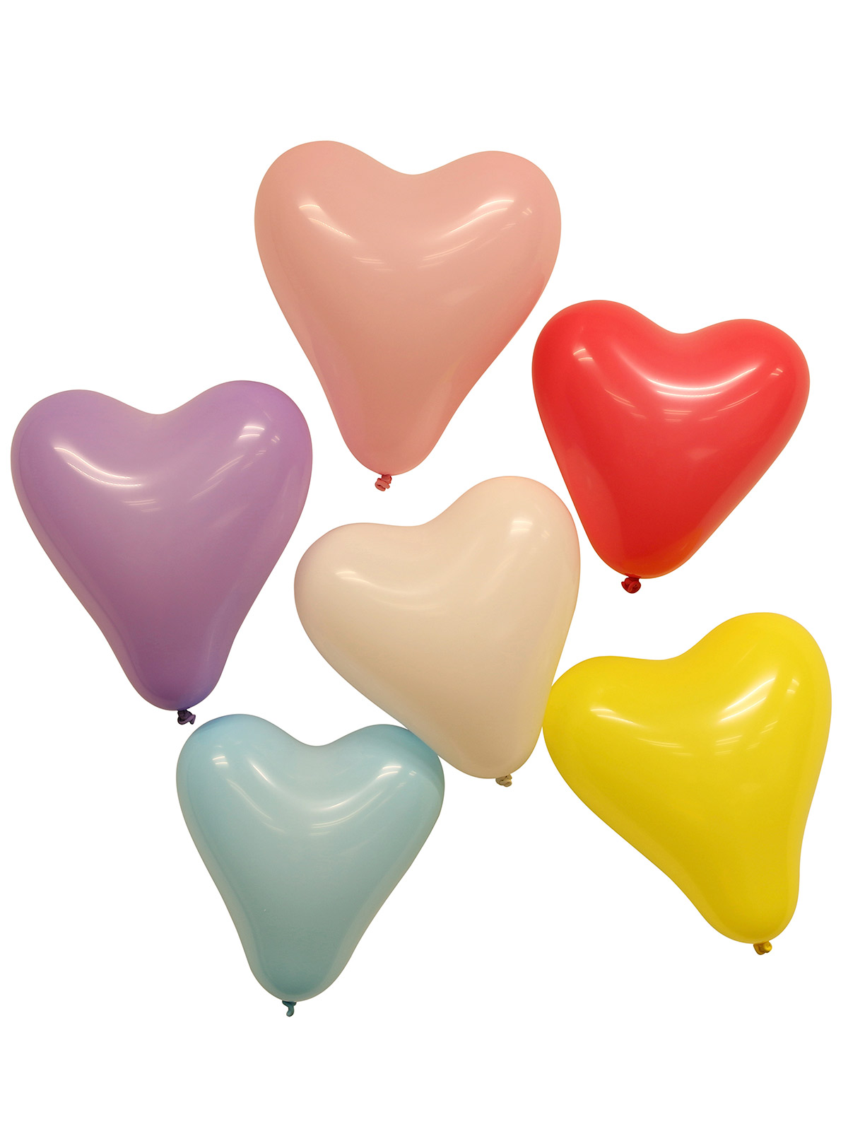 Herz-Ballons, bunt