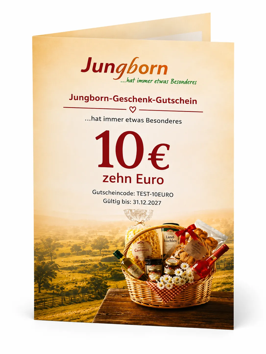 Jungborn Geschenkgutschein 10 €