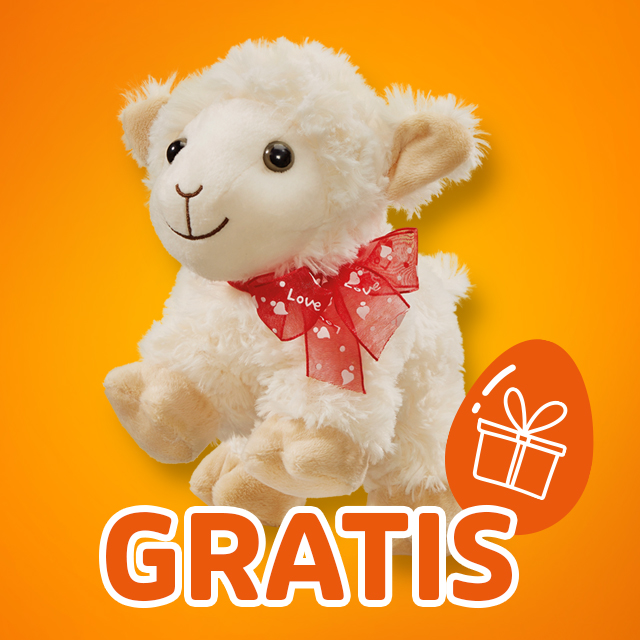 Kuscheliges Lamm als Gratisgeschenk zum 95 Jahre Jubiläum