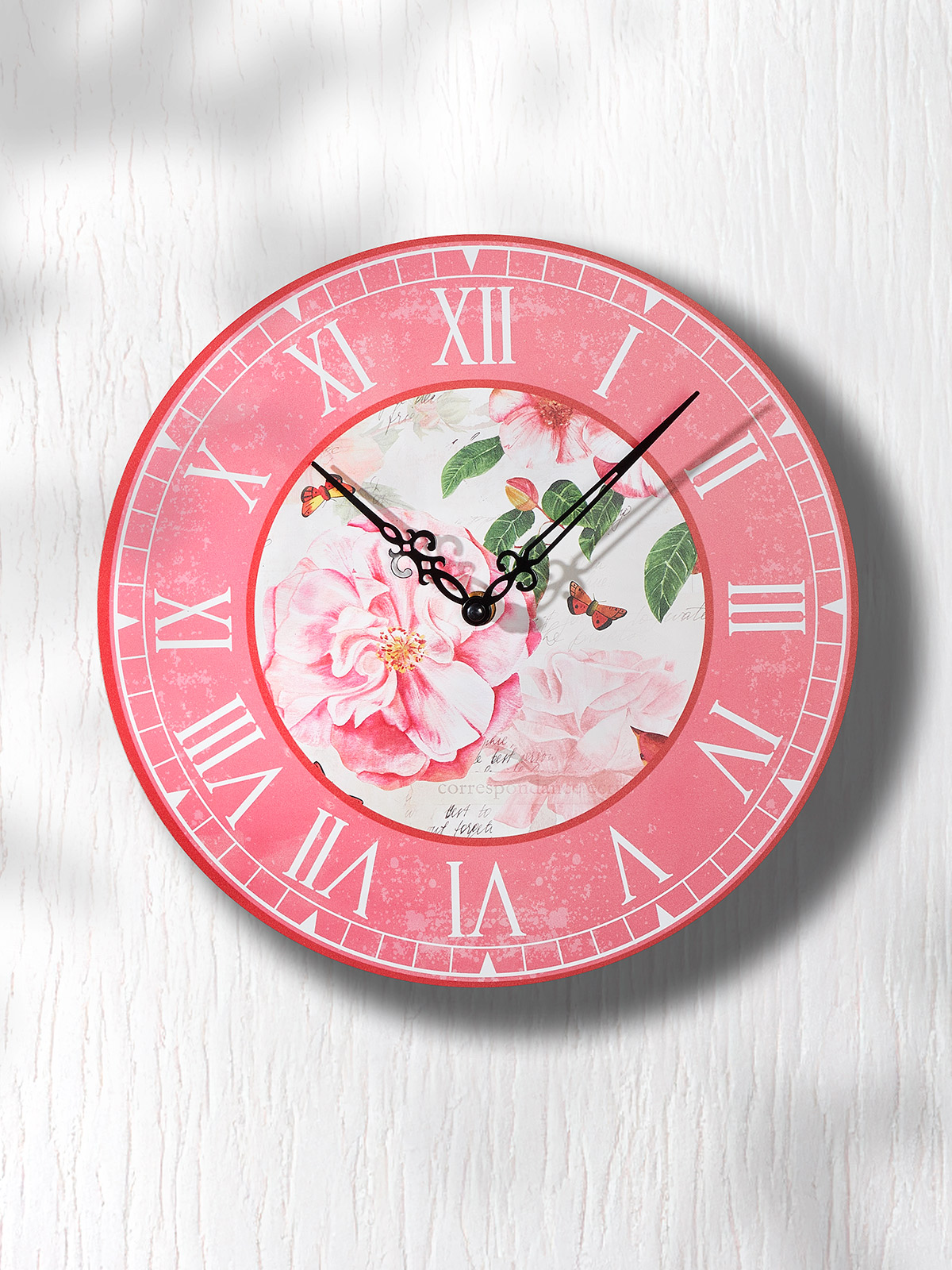 Wanduhr „Rosige Zeiten“ Wanduhr „Rosige Zeiten“