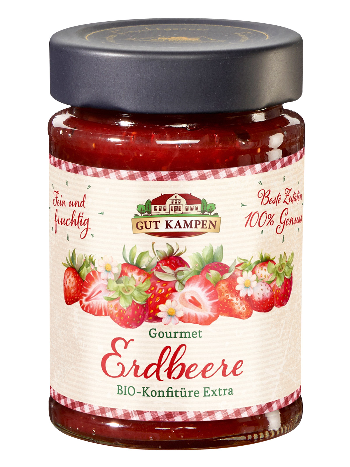 Bio Erdbeer-Konfitüre Extra