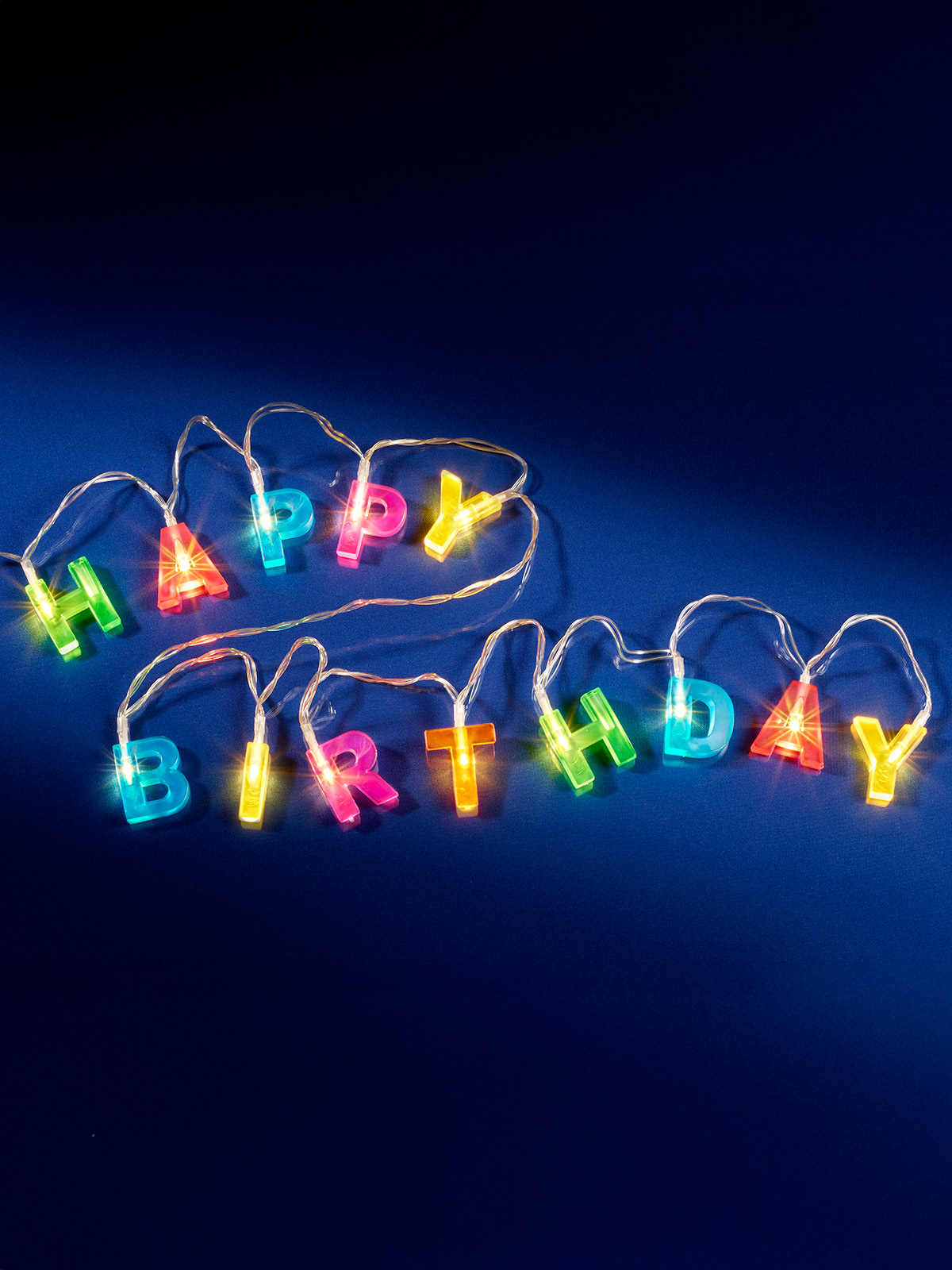 „Happy Birthday“-Lichterkette