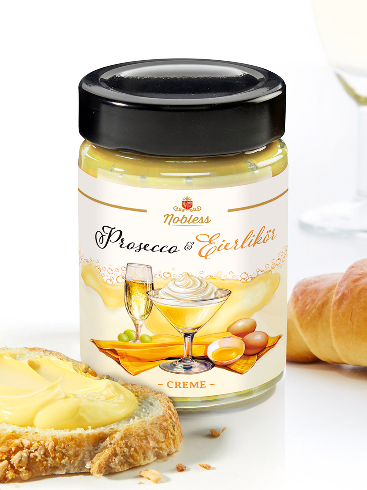 Prosecco-Eierlikör-Creme Prosecco-Eierlikör-Creme