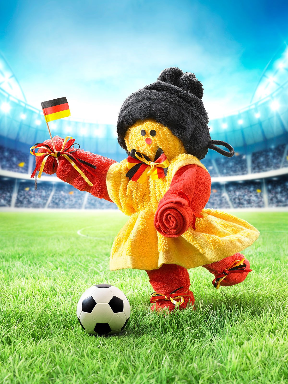Handtuchpuppe „Barbara“