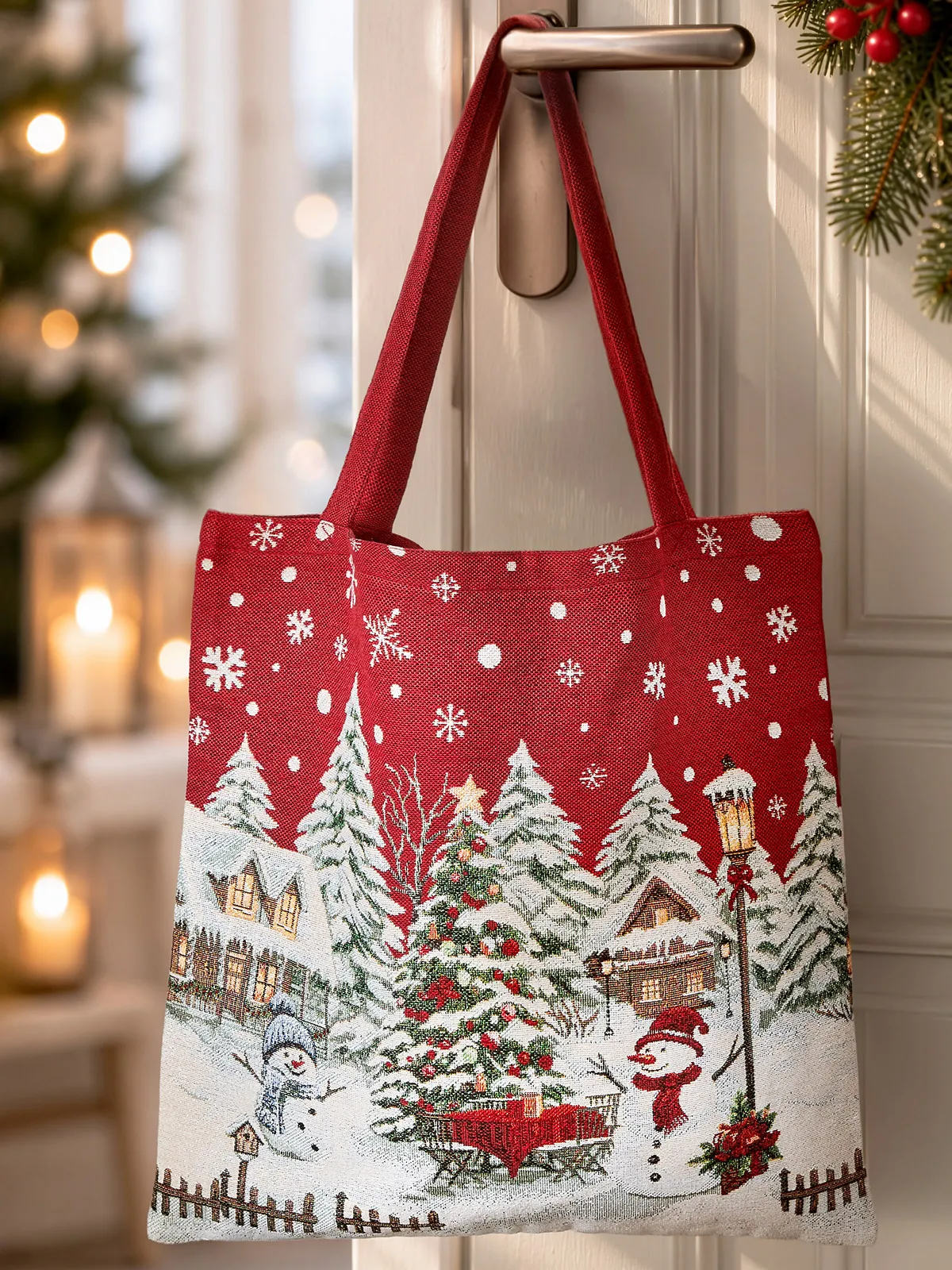 Stofftasche „Winterwunderland“