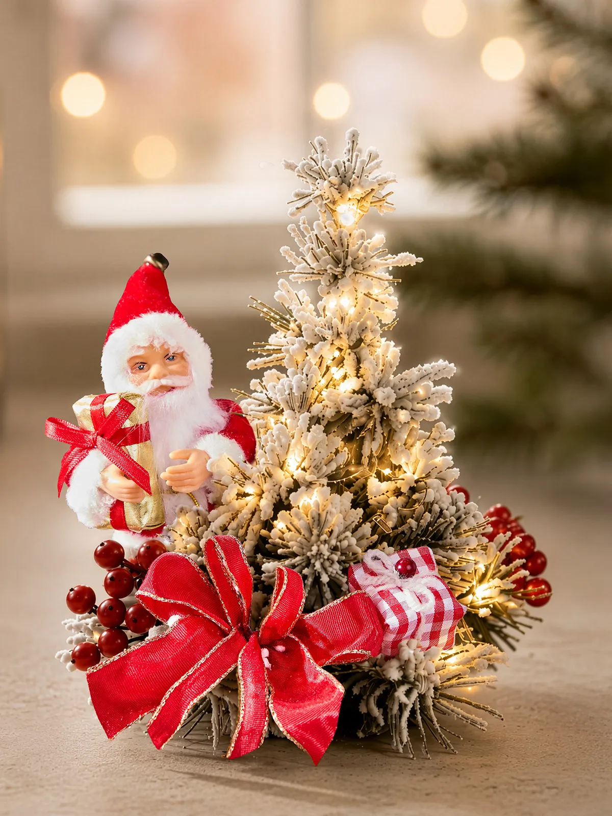 LED-Gesteck „Santa“