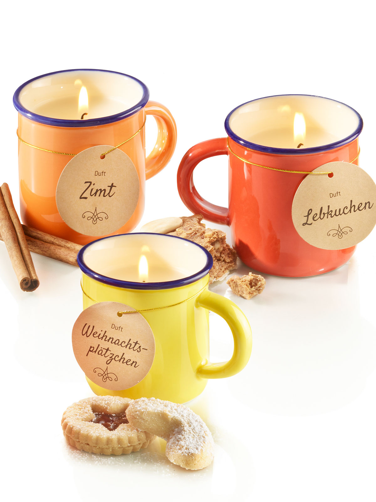Tassentrio Duftkerzen
