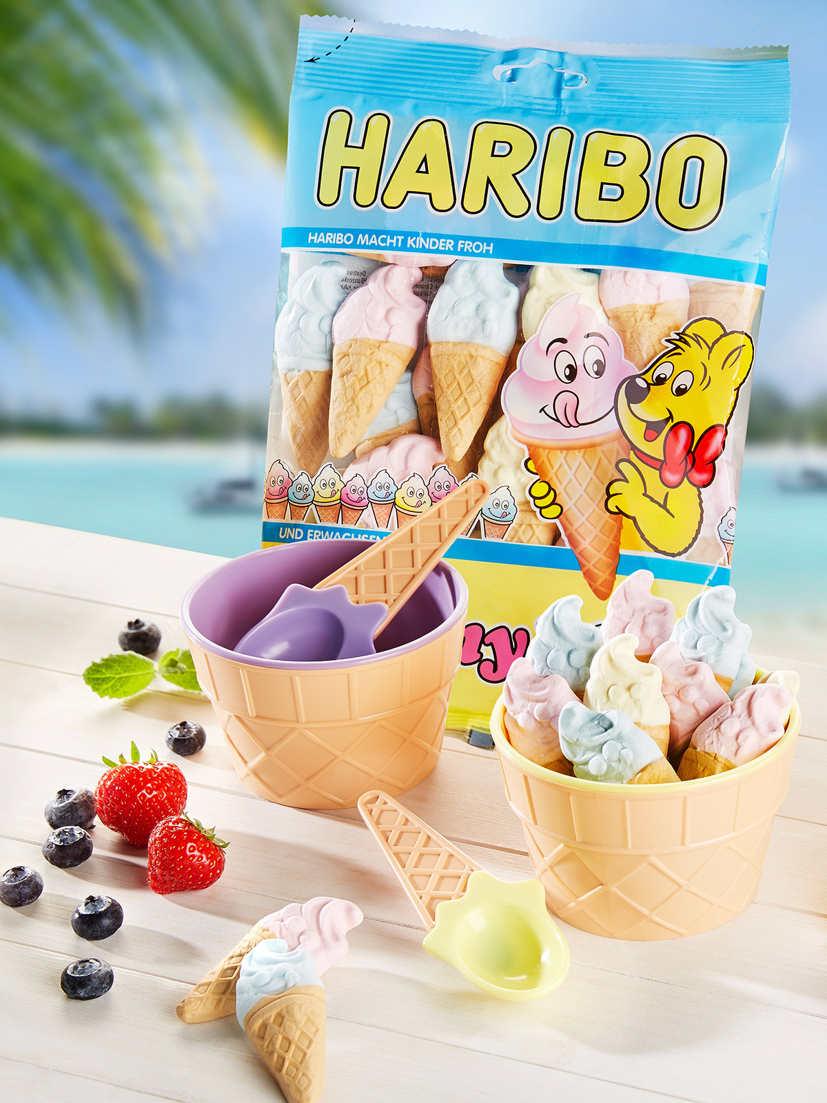 Süßes Eisbecher-Set