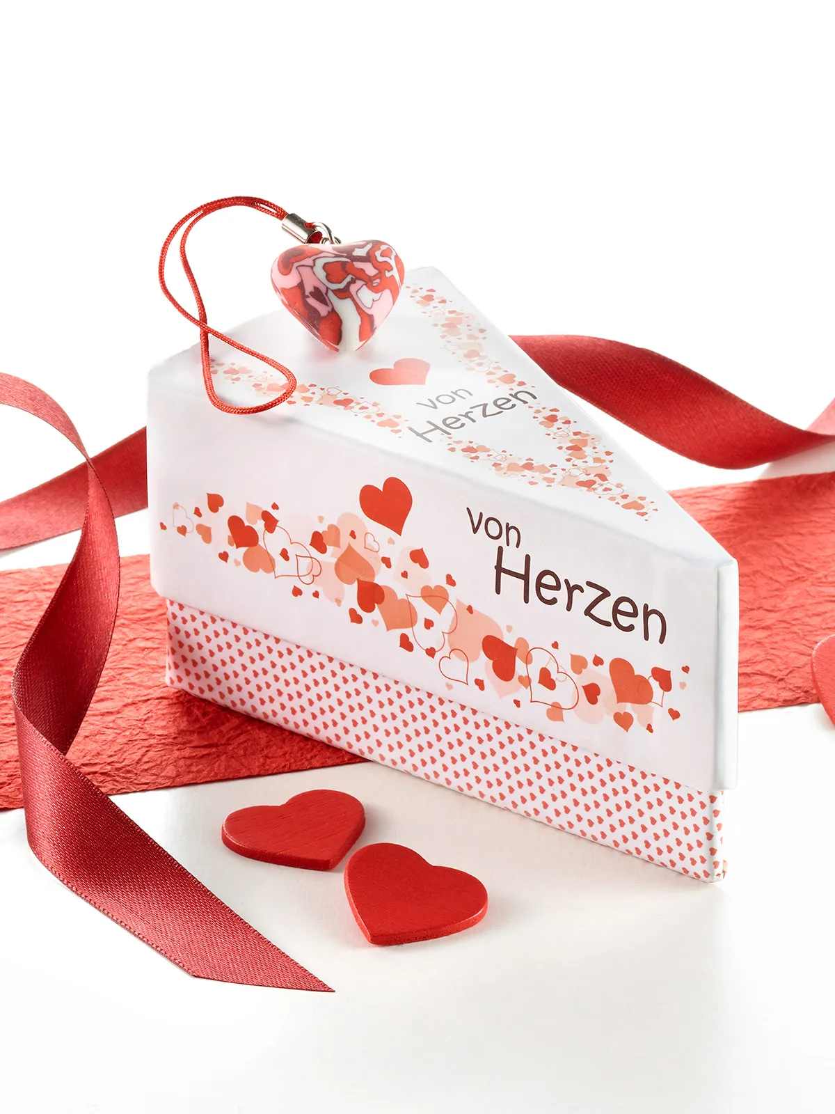 Tortenstück „von Herzen“
