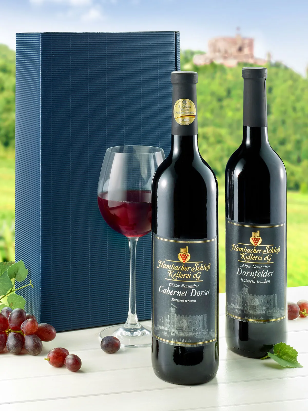 Weinpräsent „Schloßwein“, rot