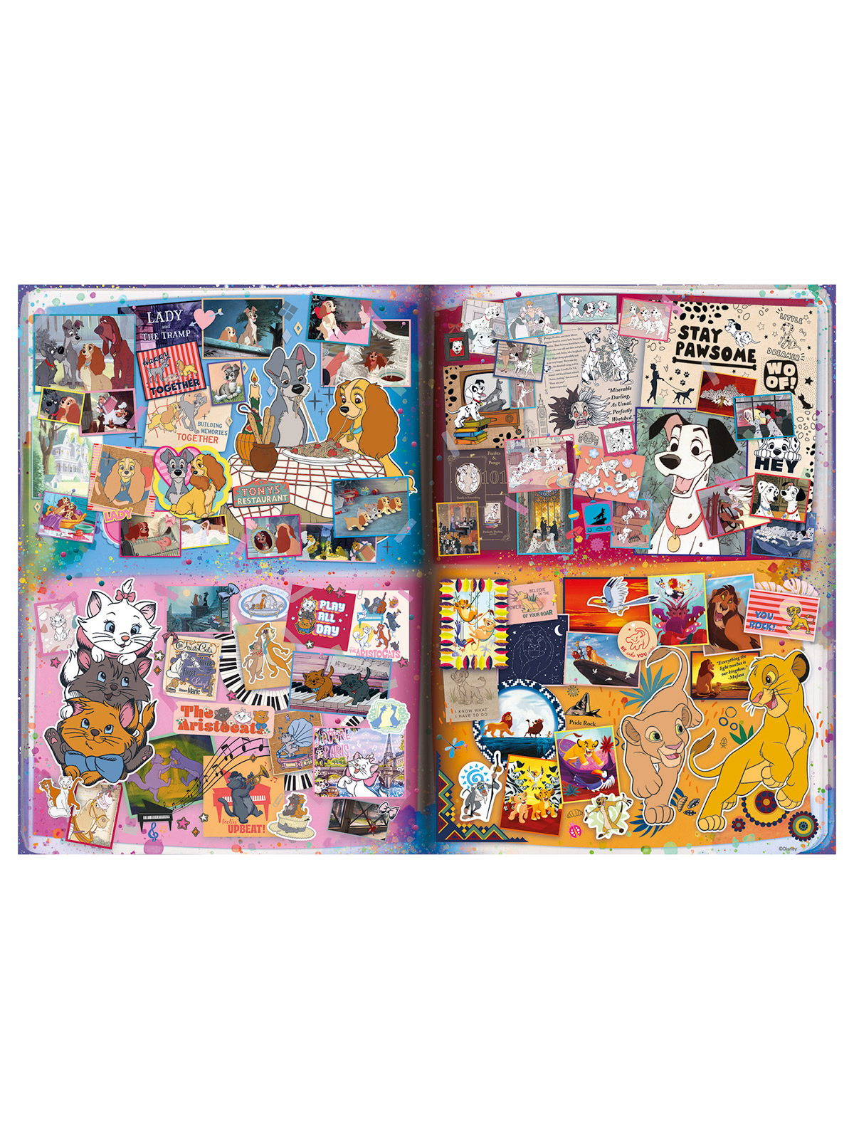XXL-Puzzle „Im Disney-Fieber“