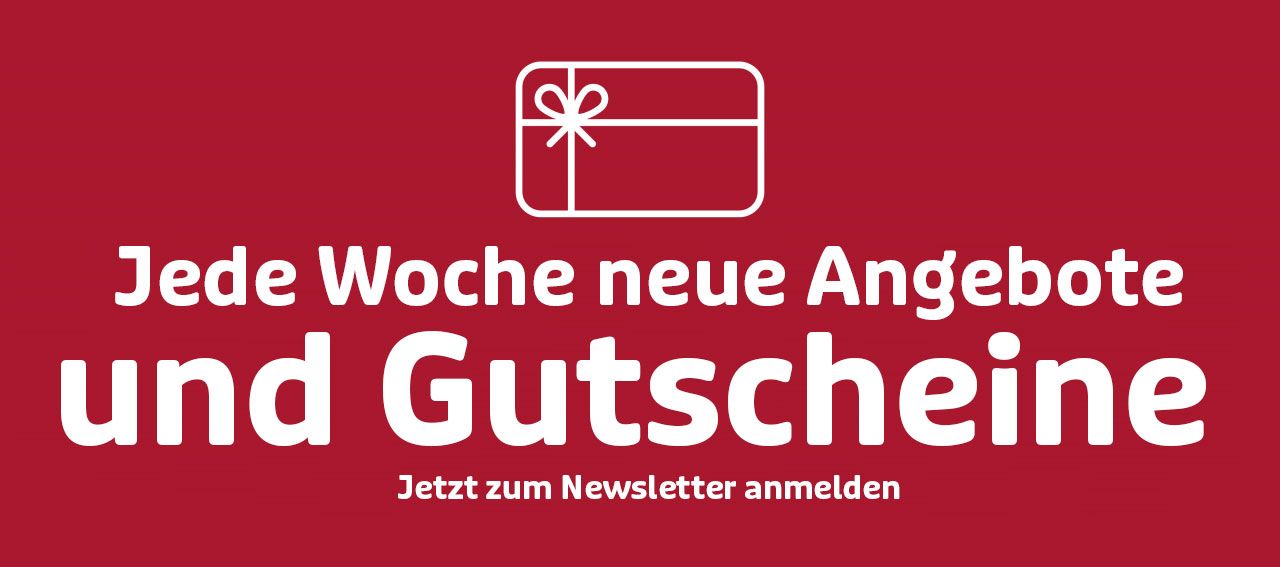 Jetzt Newsletter abonnieren – Jede Woche neue Angebote und Gutscheine entdecken