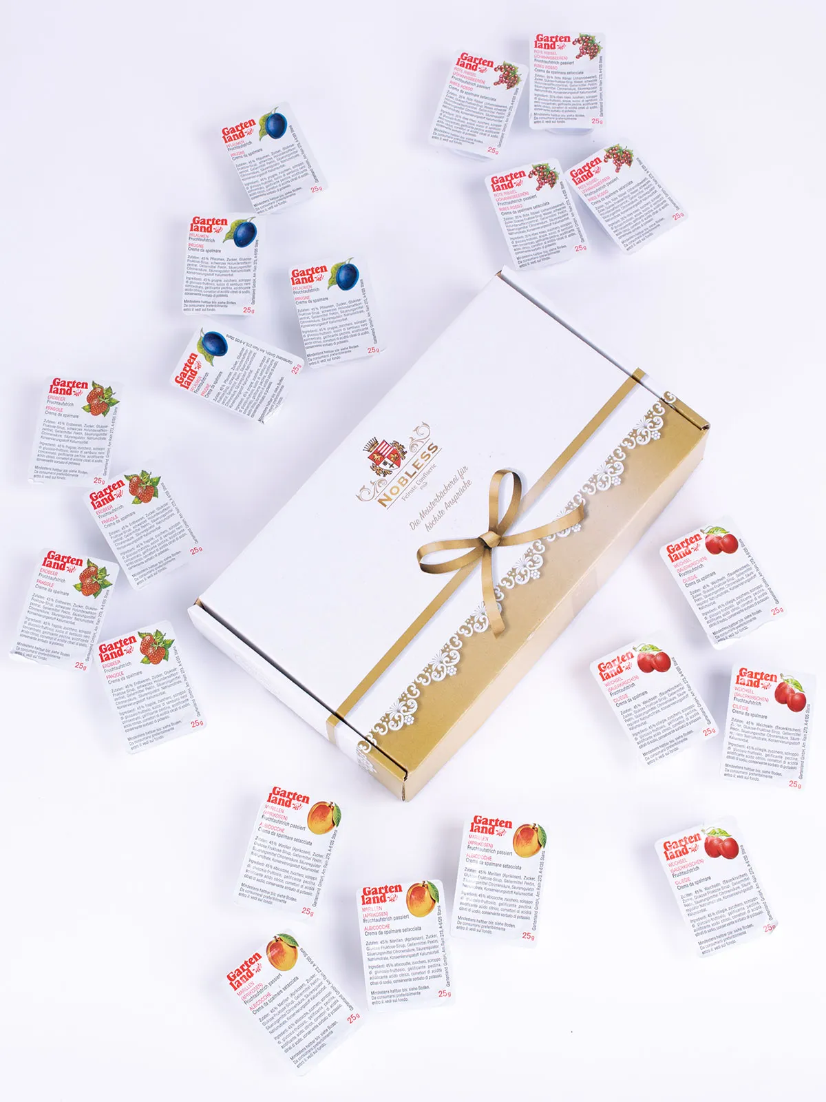 Frühstücks-Konfitüren, 20 x 25 g Portionspackungen