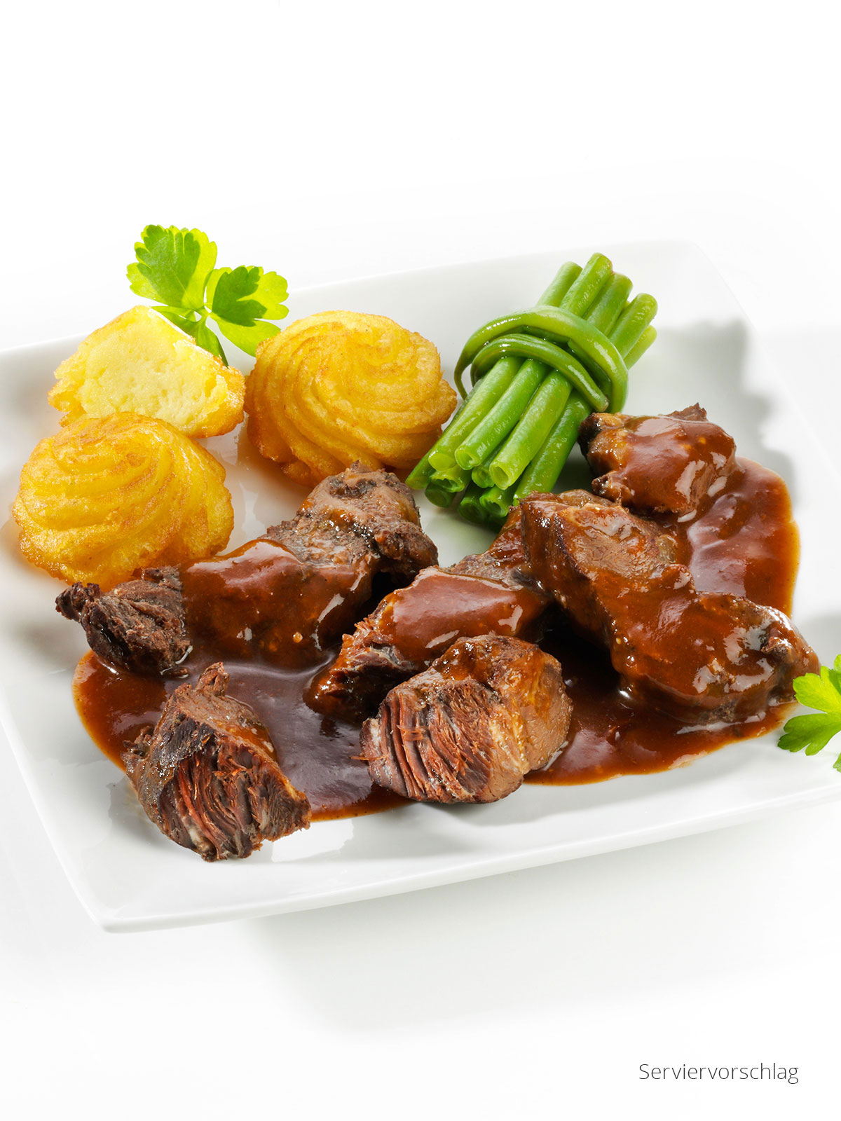 Rinderbäckchen in Rotweinsauce Rinderbäckchen in Rotweinsauce
