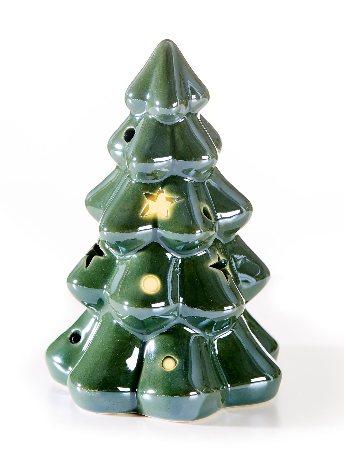 Porzellan-LED-Tannenbaum, grün Porzellan-LED-Tannenbaum, grün