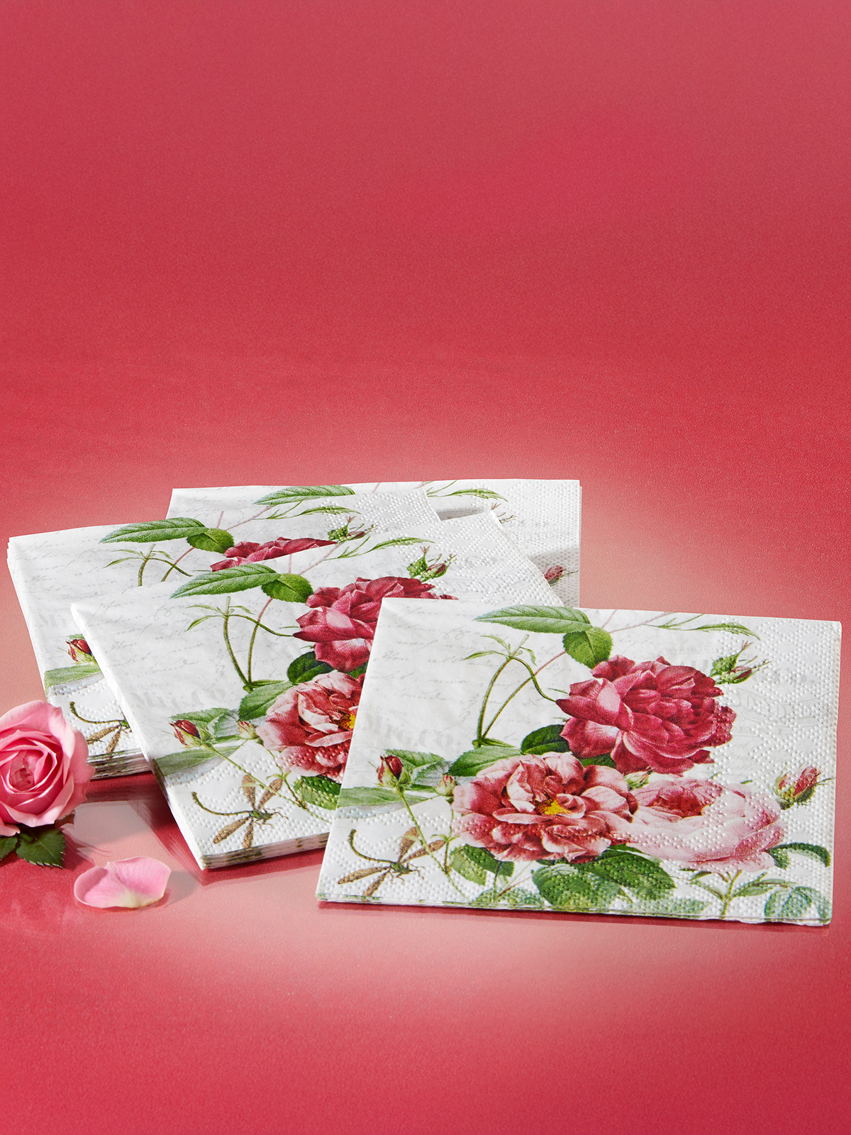 Servietten „Edelrosen“