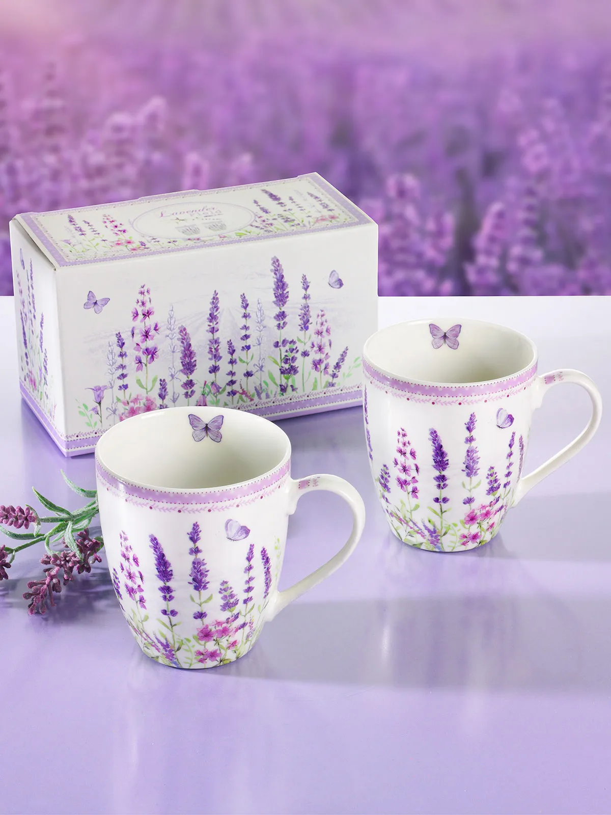 Becherduo „Lavendel“