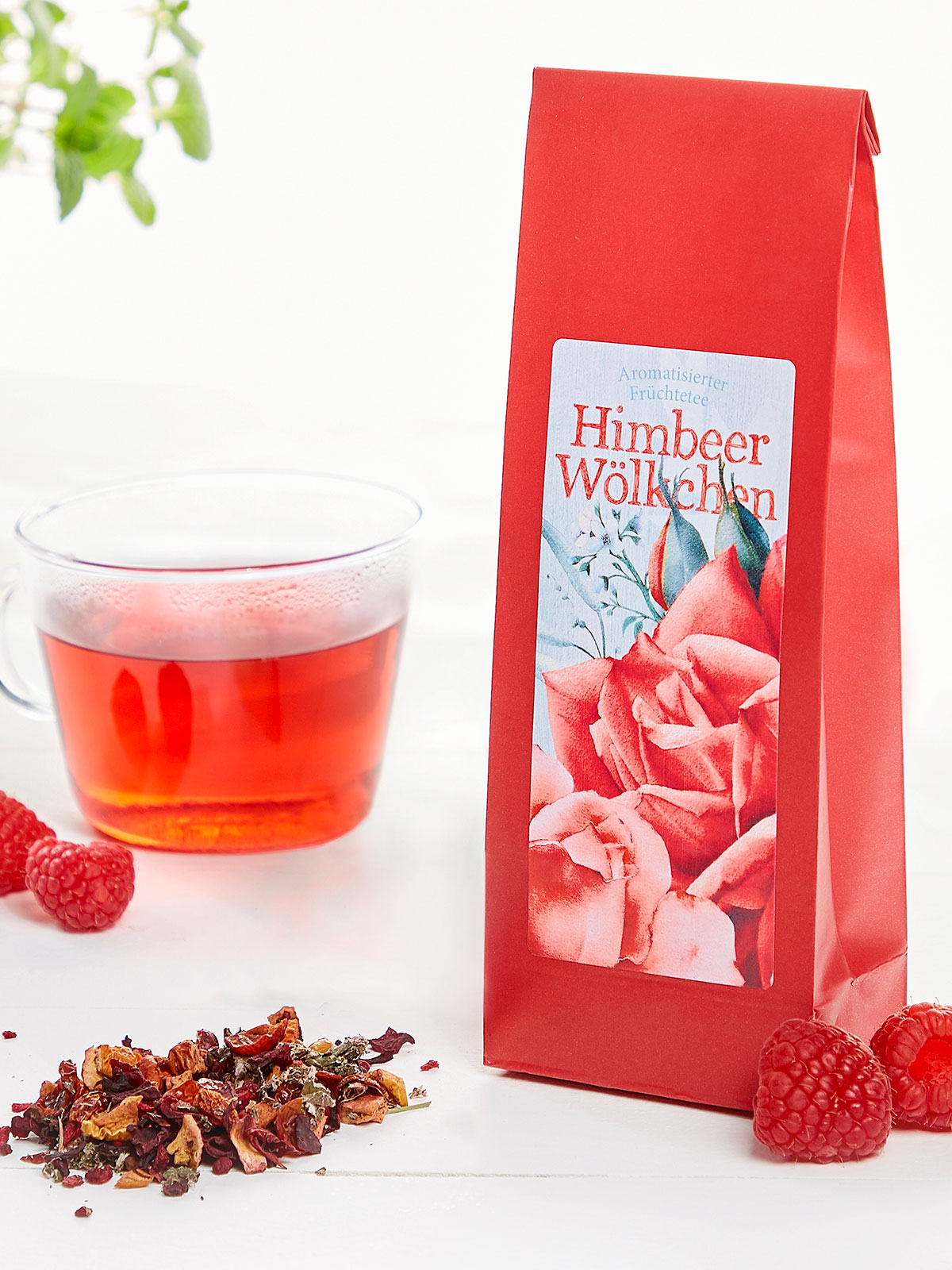 Früchtetee „Himbeerwölkchen“