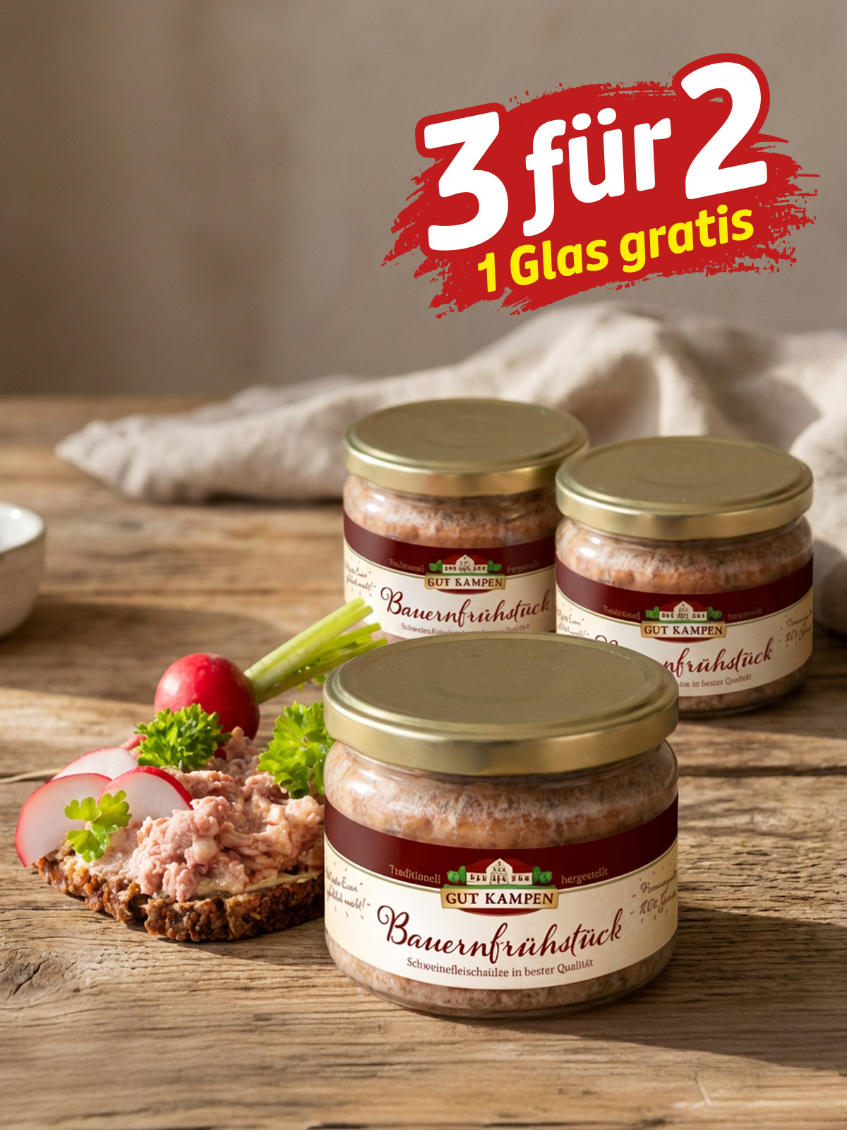  „3 für 2“ Bauernfrühstück