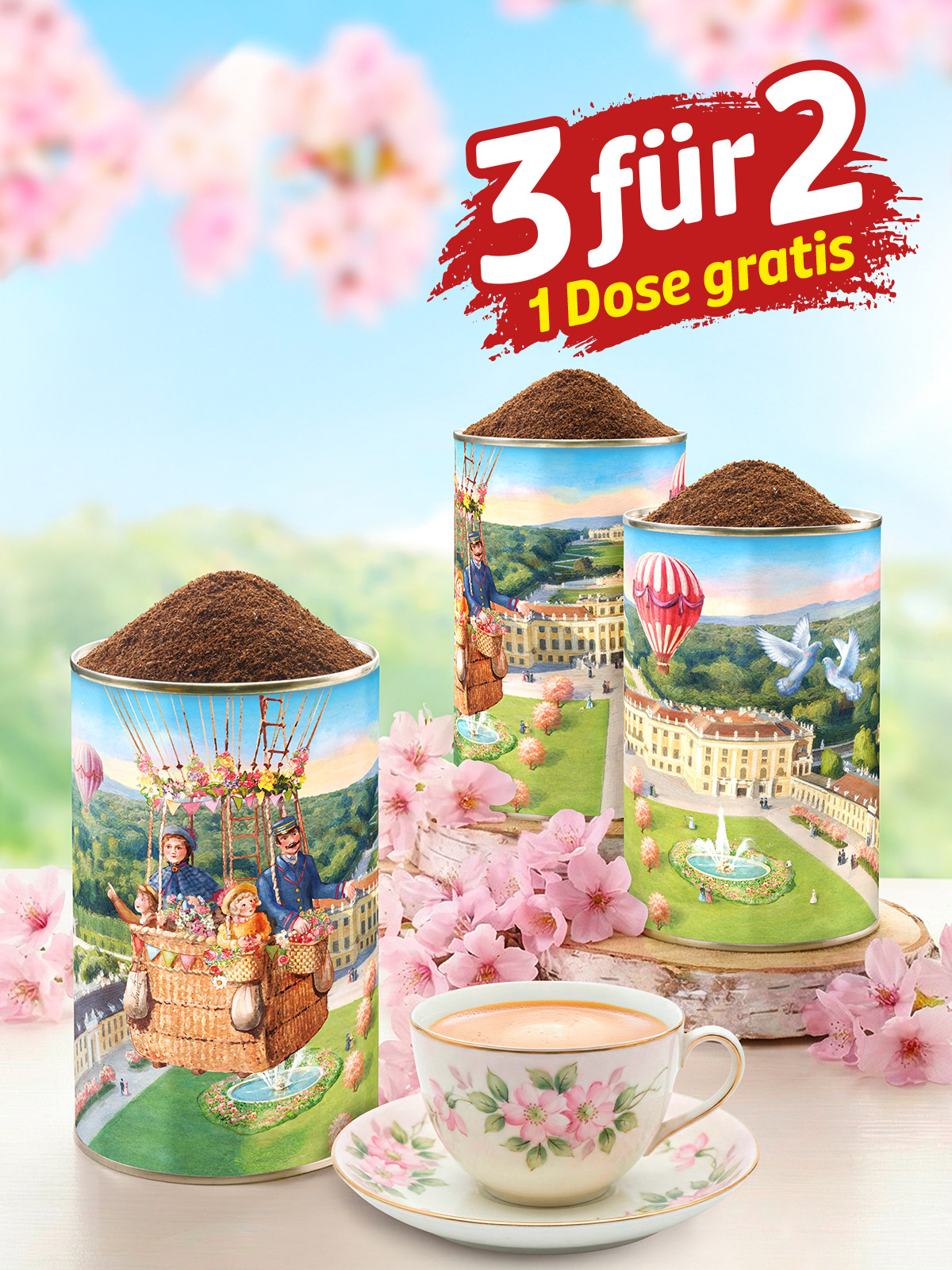 „3 für 2“ Festkaffee „Schönbrunn“ 