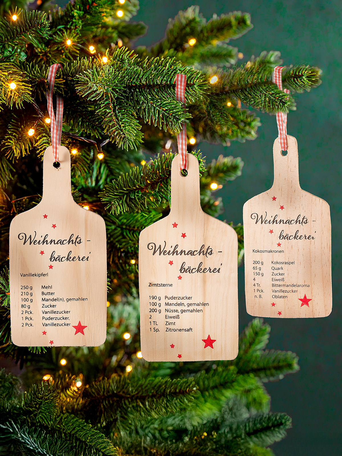Hänger-Trio „Weihnachtsbäckerei“ Hänger-Trio „Weihnachtsbäckerei“