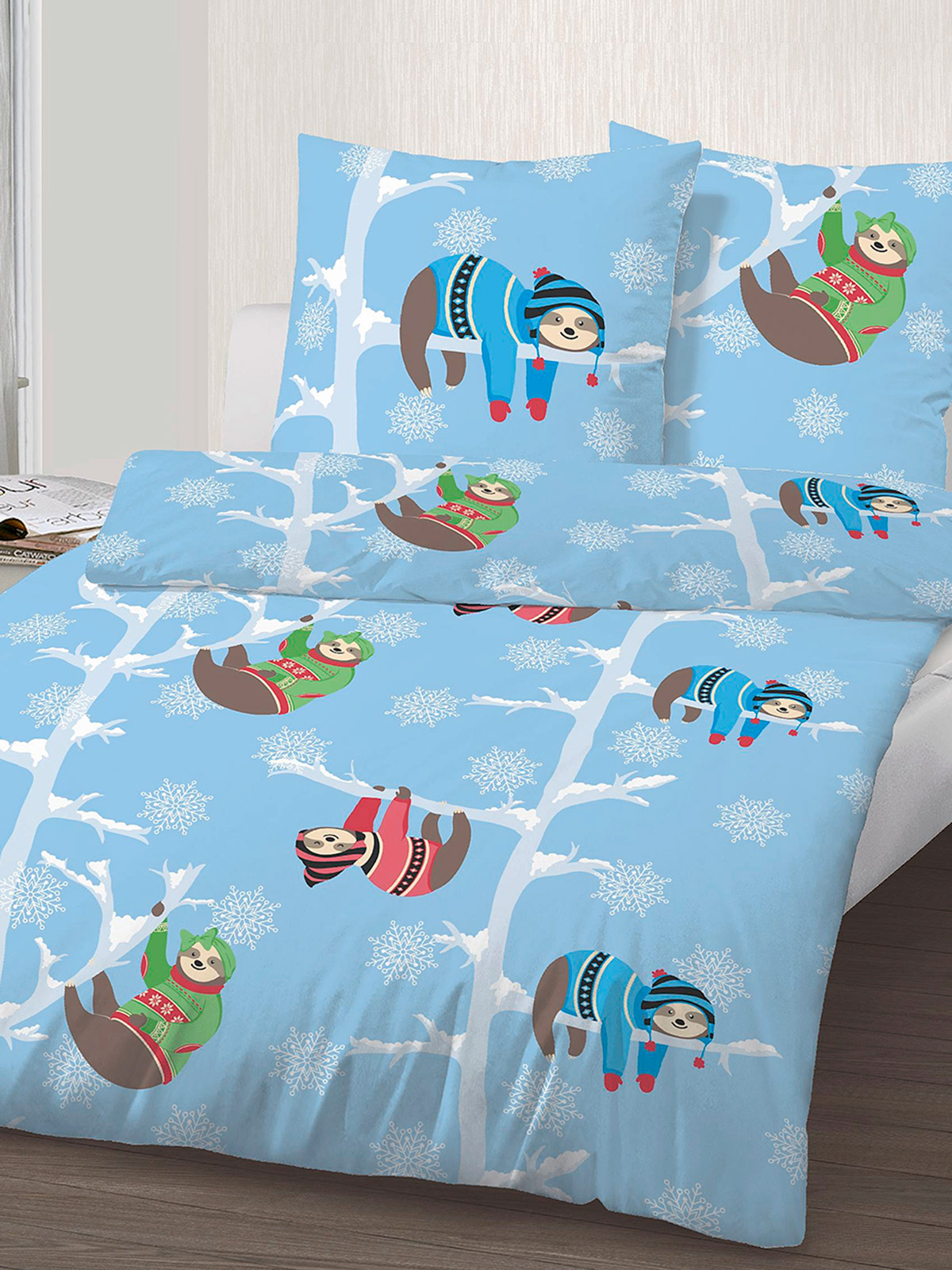 Bettwäsche-Set „Faultier“ Bettwäsche-Set „Faultier“